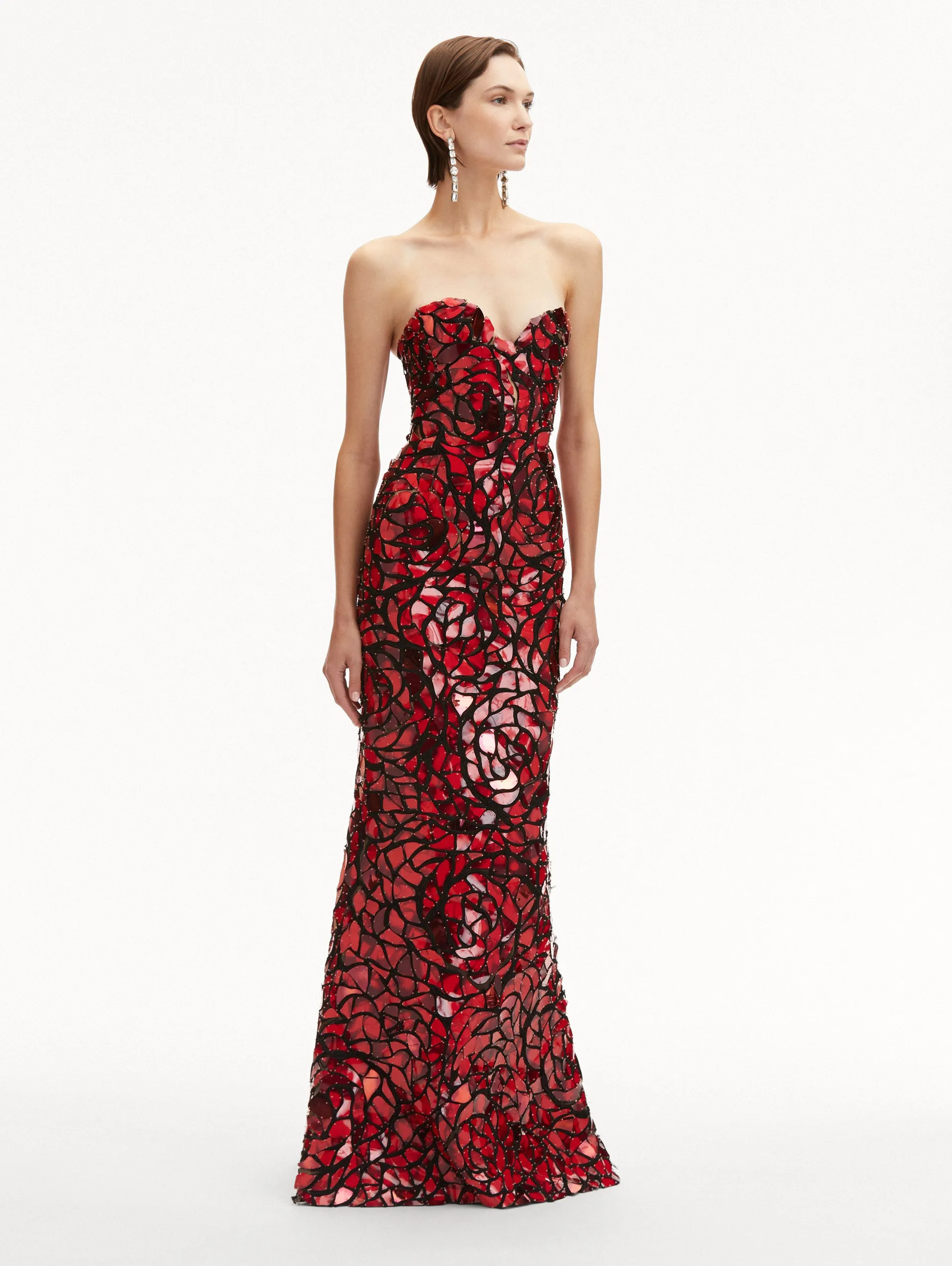 Rose Mosaic Gown