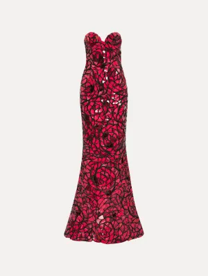 Rose Mosaic Gown