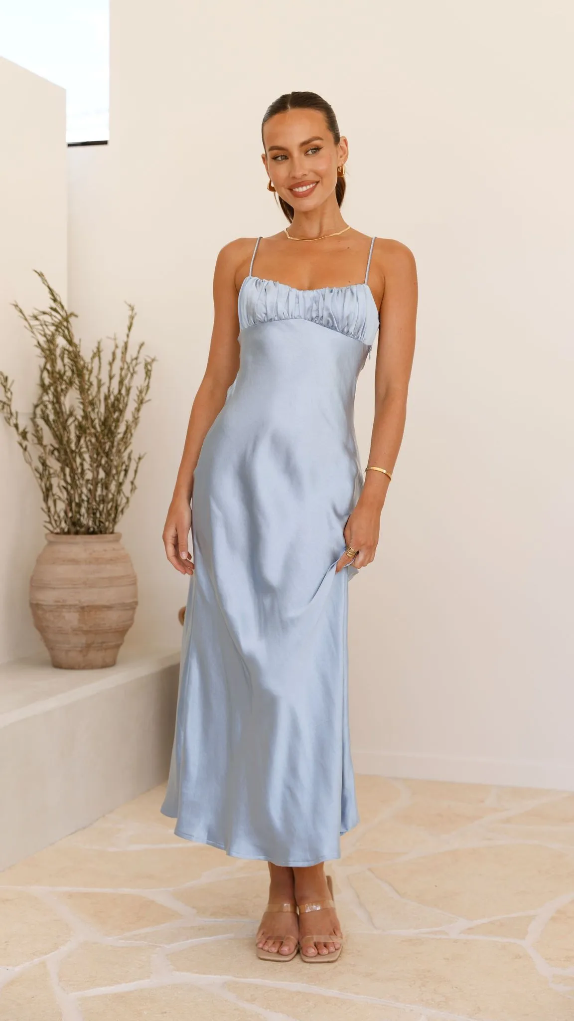 Rue Maxi Dress - Blue