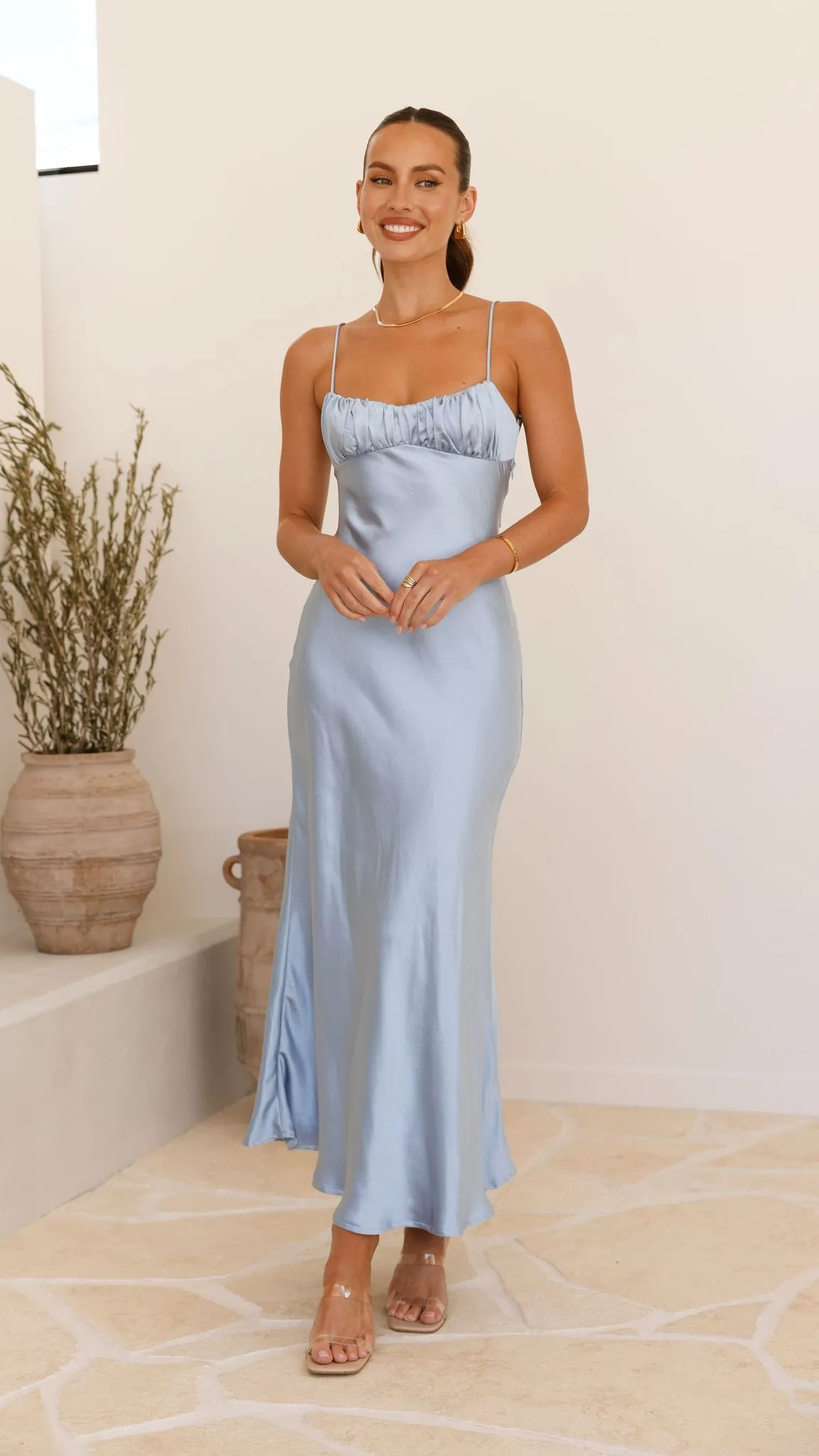 Rue Maxi Dress - Blue