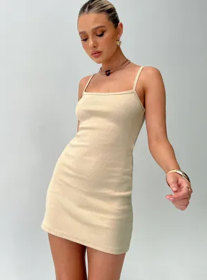 Salle Mini Dress Beige