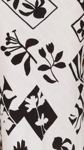 Samaya Vest - Black/White Print
