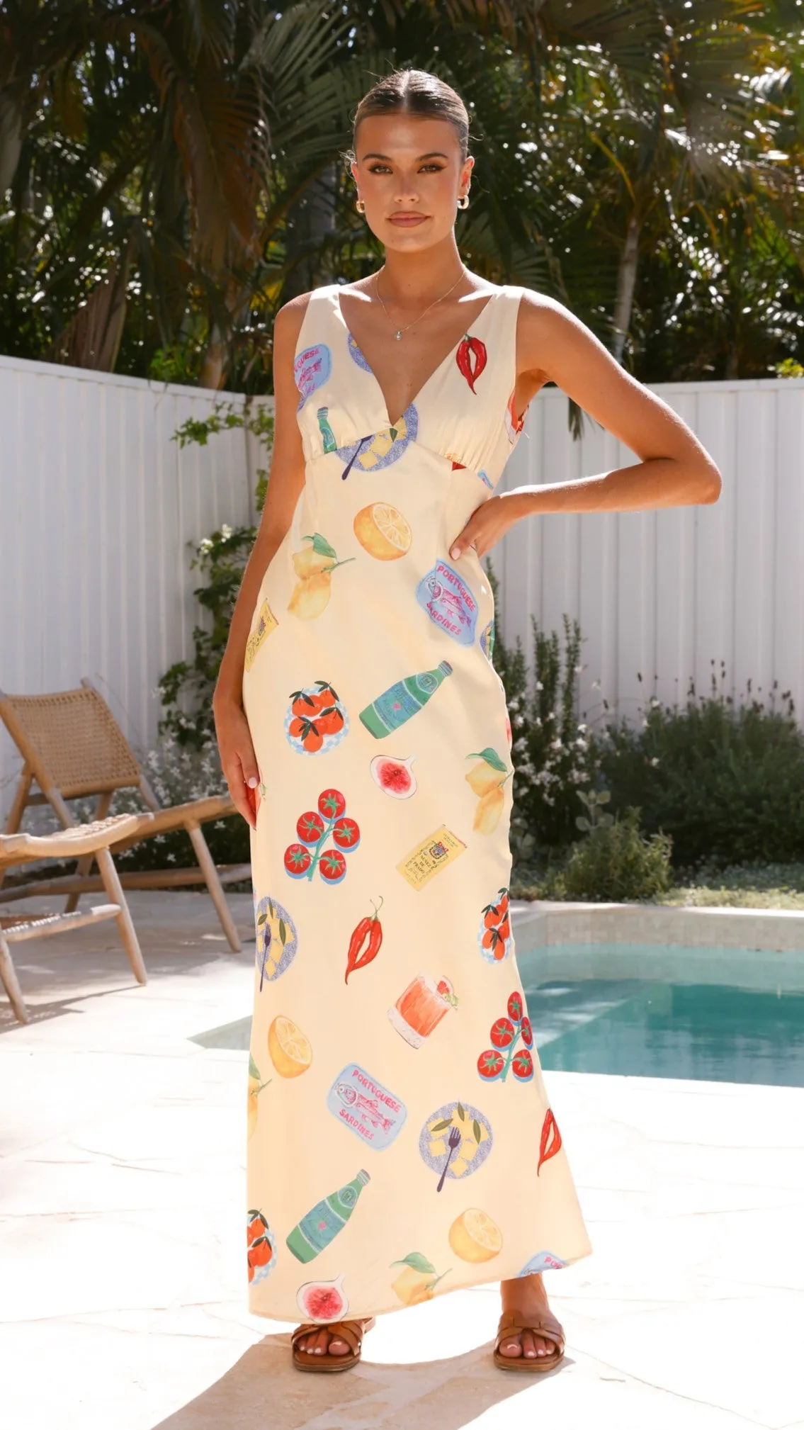 Saniah Maxi Dress - Yellow