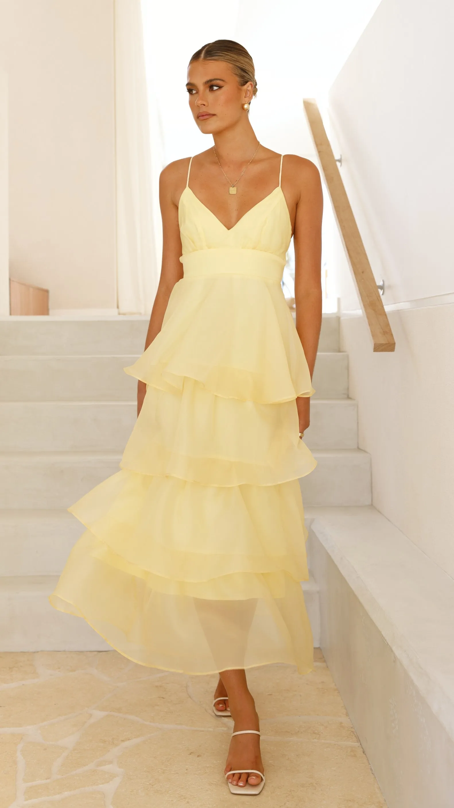 Shayla Maxi Dress - Yellow