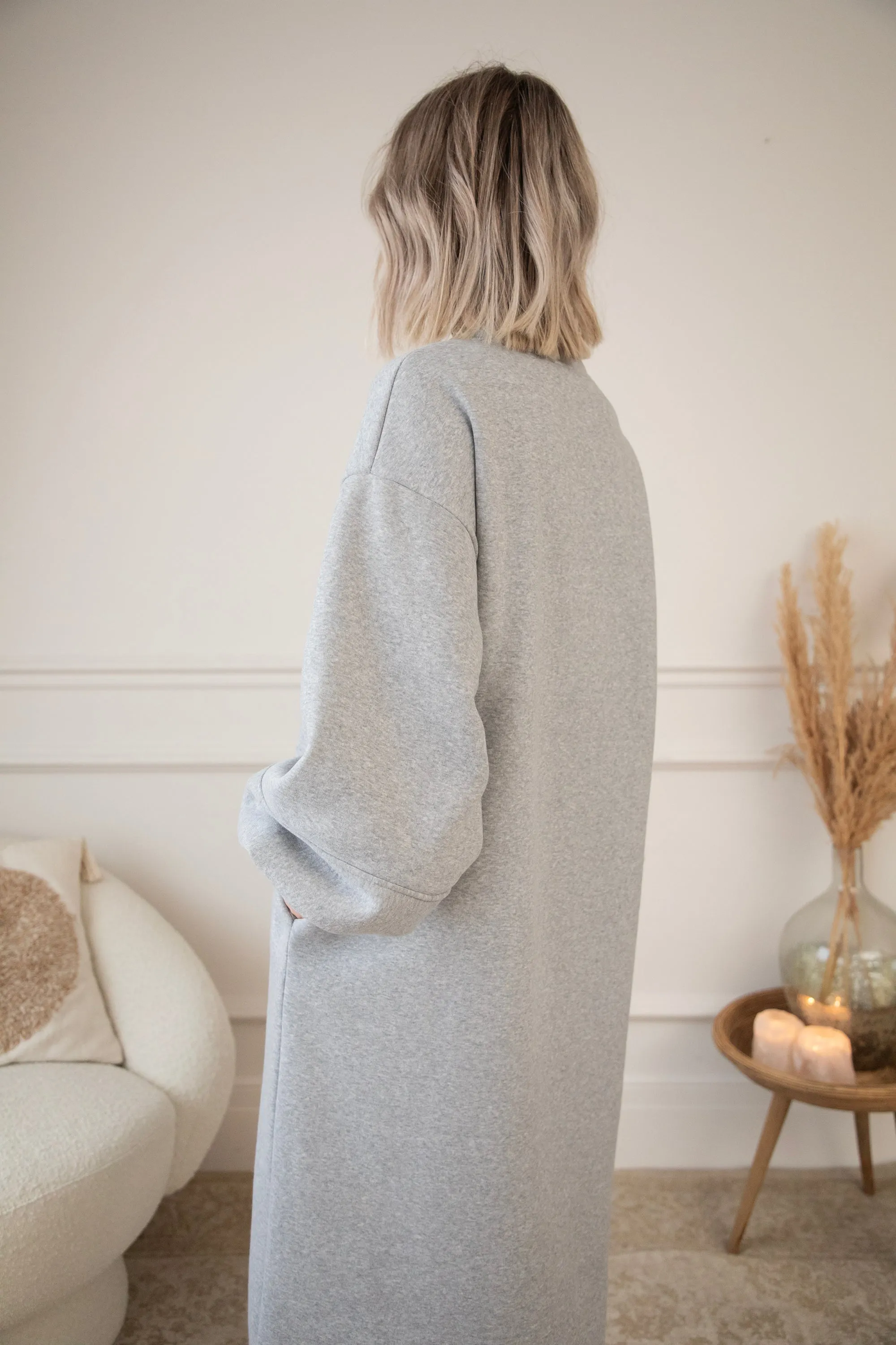 Snuggle Up XL Grey - Sweater Dress