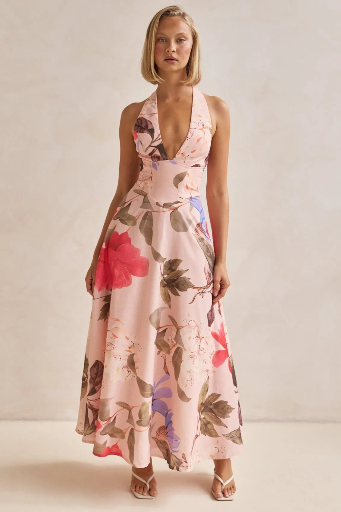 Speranza Maxi Dress (Pink)