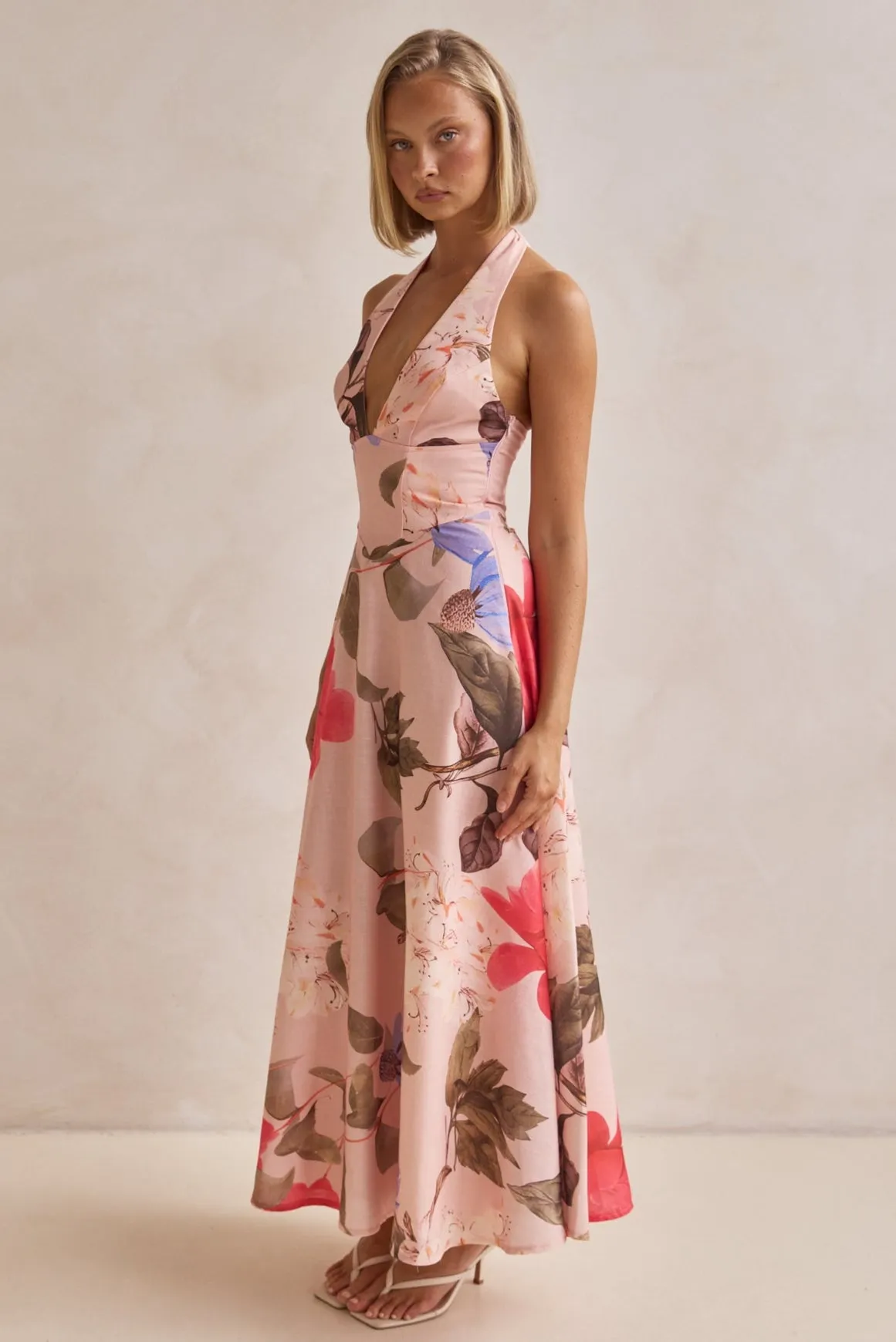 Speranza Maxi Dress (Pink)