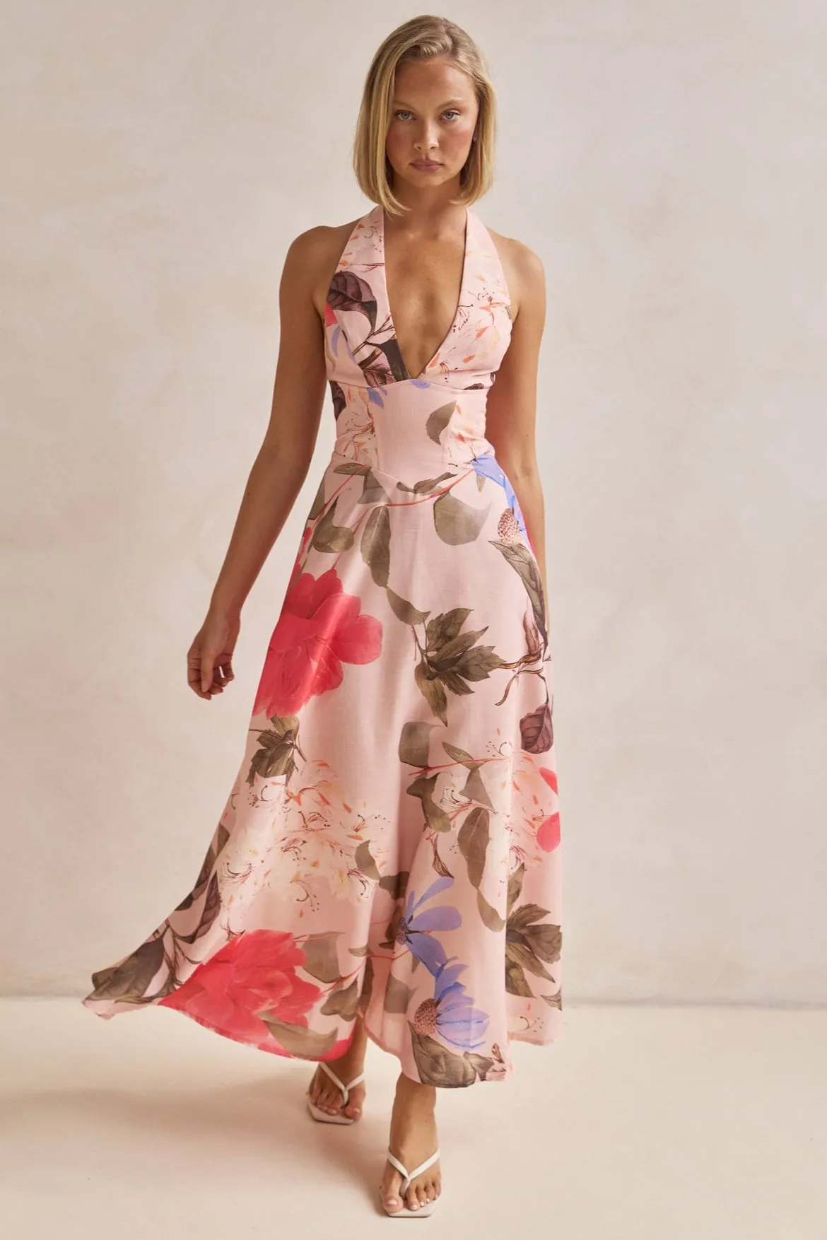 Speranza Maxi Dress (Pink)