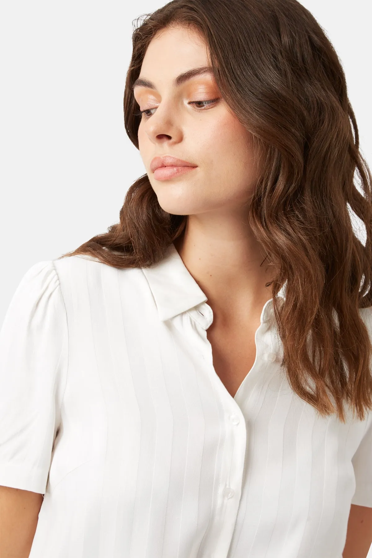 Telling Stories Shirt in White