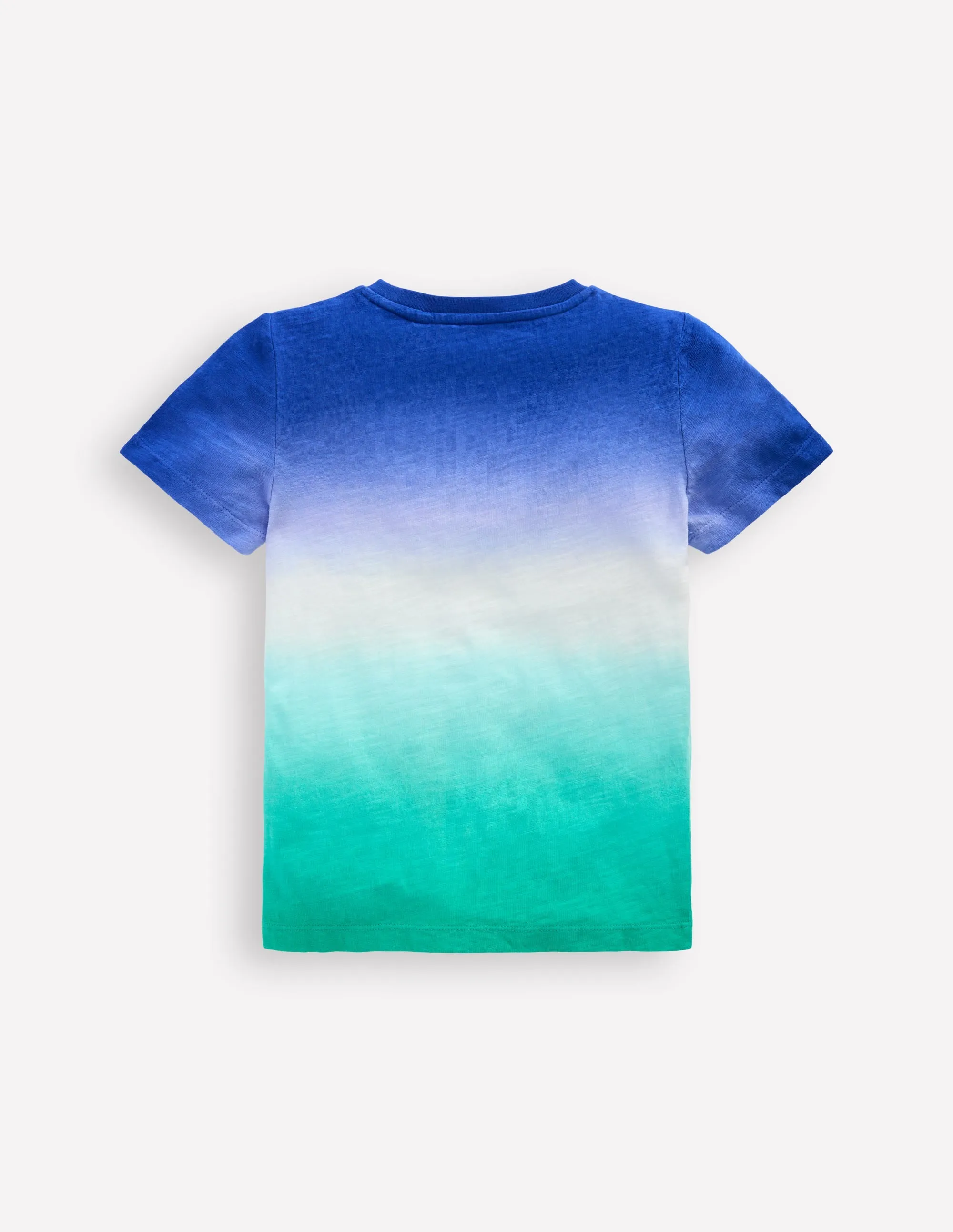 Tie Dye T-Shirt-Bright Blue /Aquamarine Blue