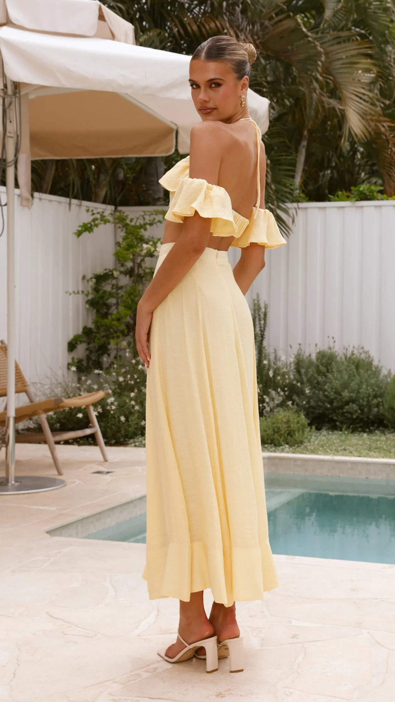 Trista Top - Yellow