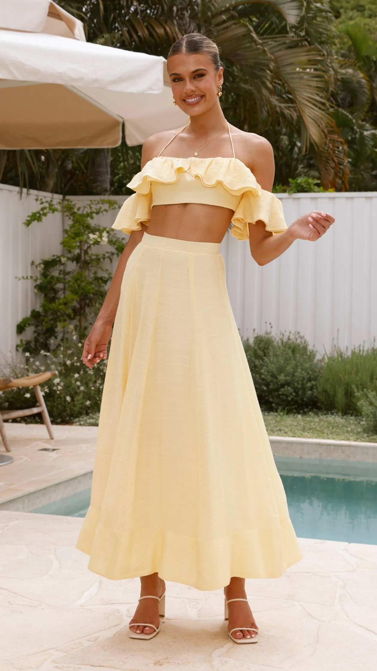 Trista Top - Yellow