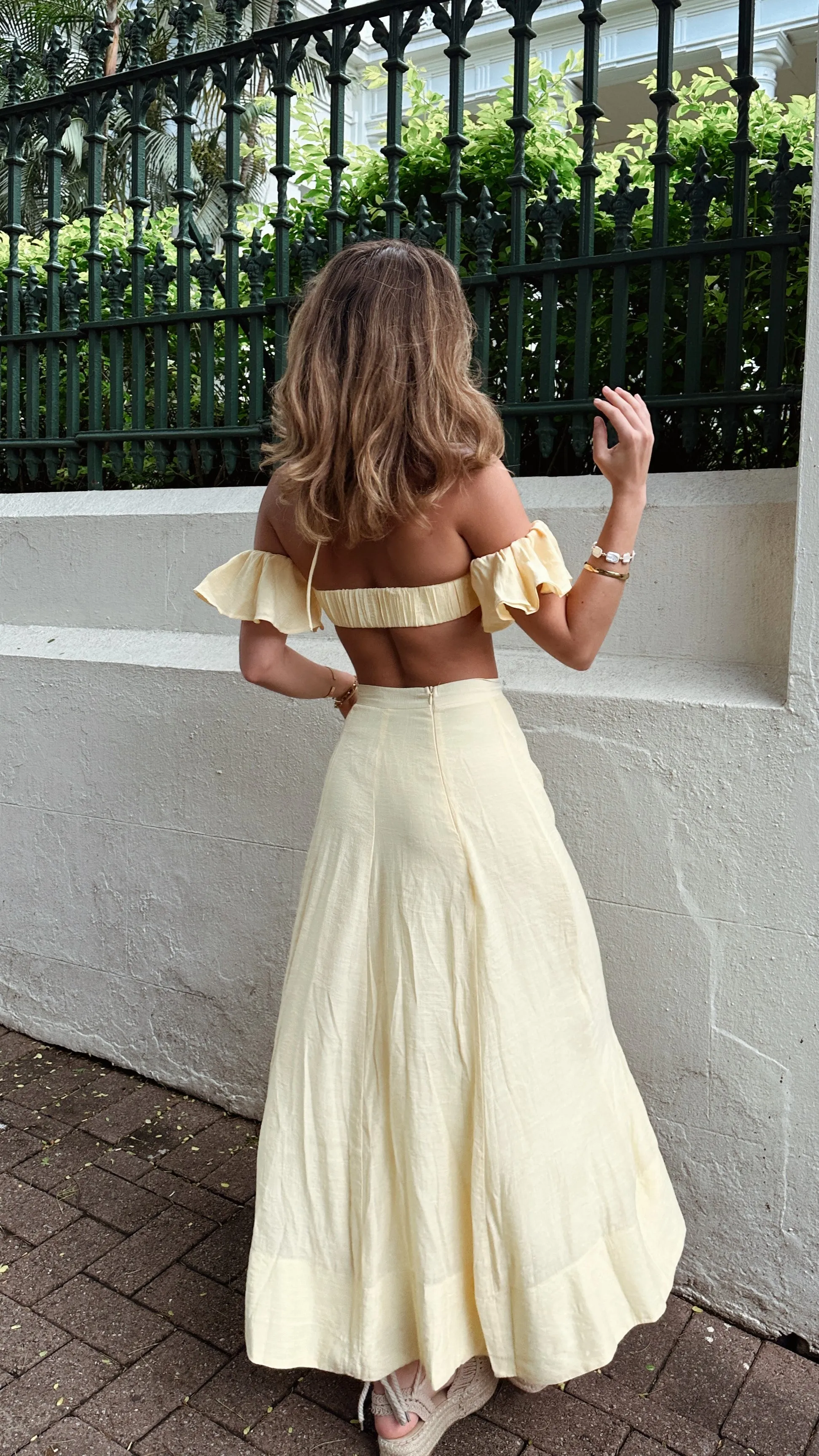 Trista Top - Yellow