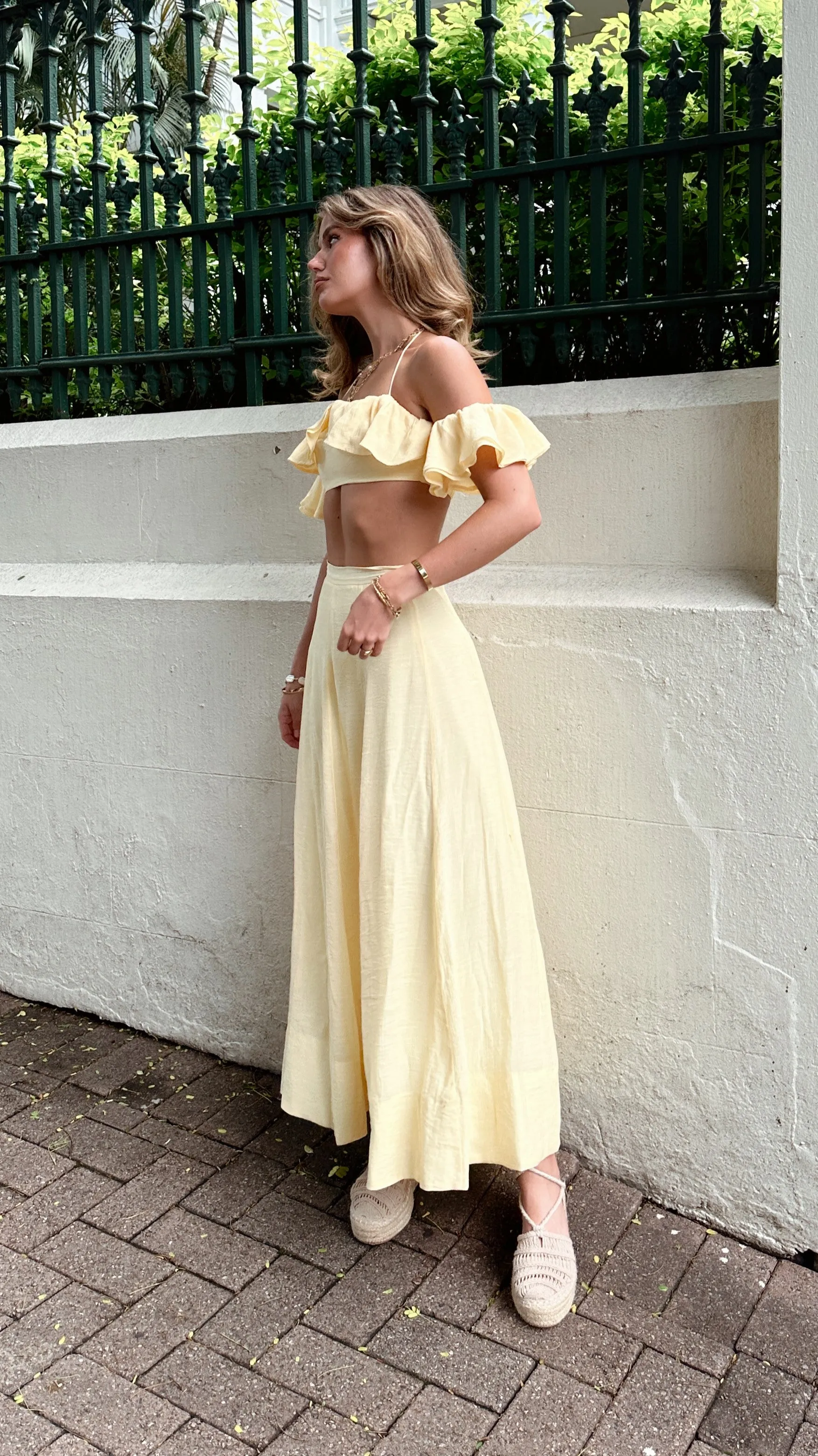 Trista Top - Yellow