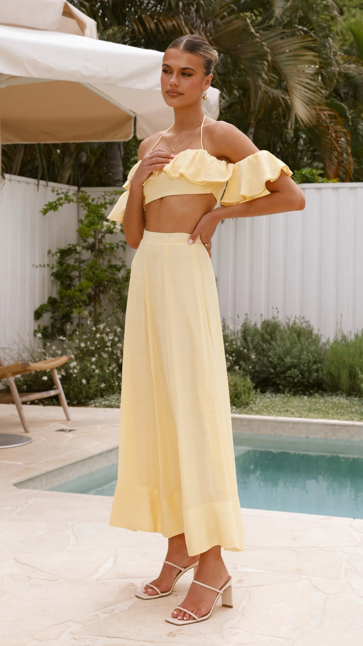Trista Top - Yellow