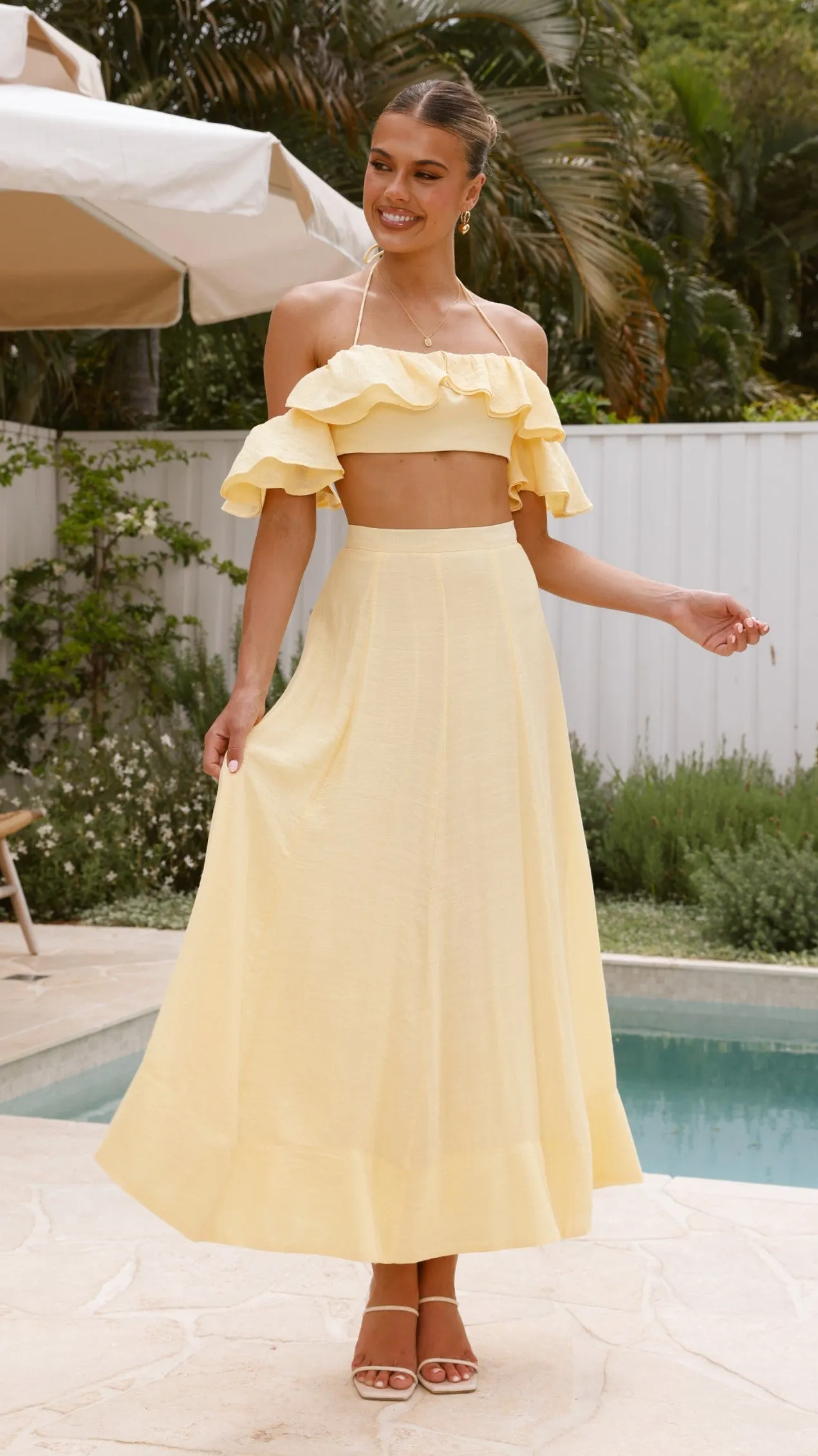 Trista Top - Yellow