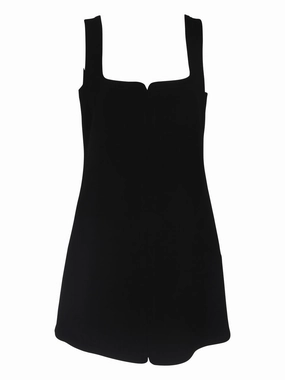 Versace Strapped Square Neck Dress