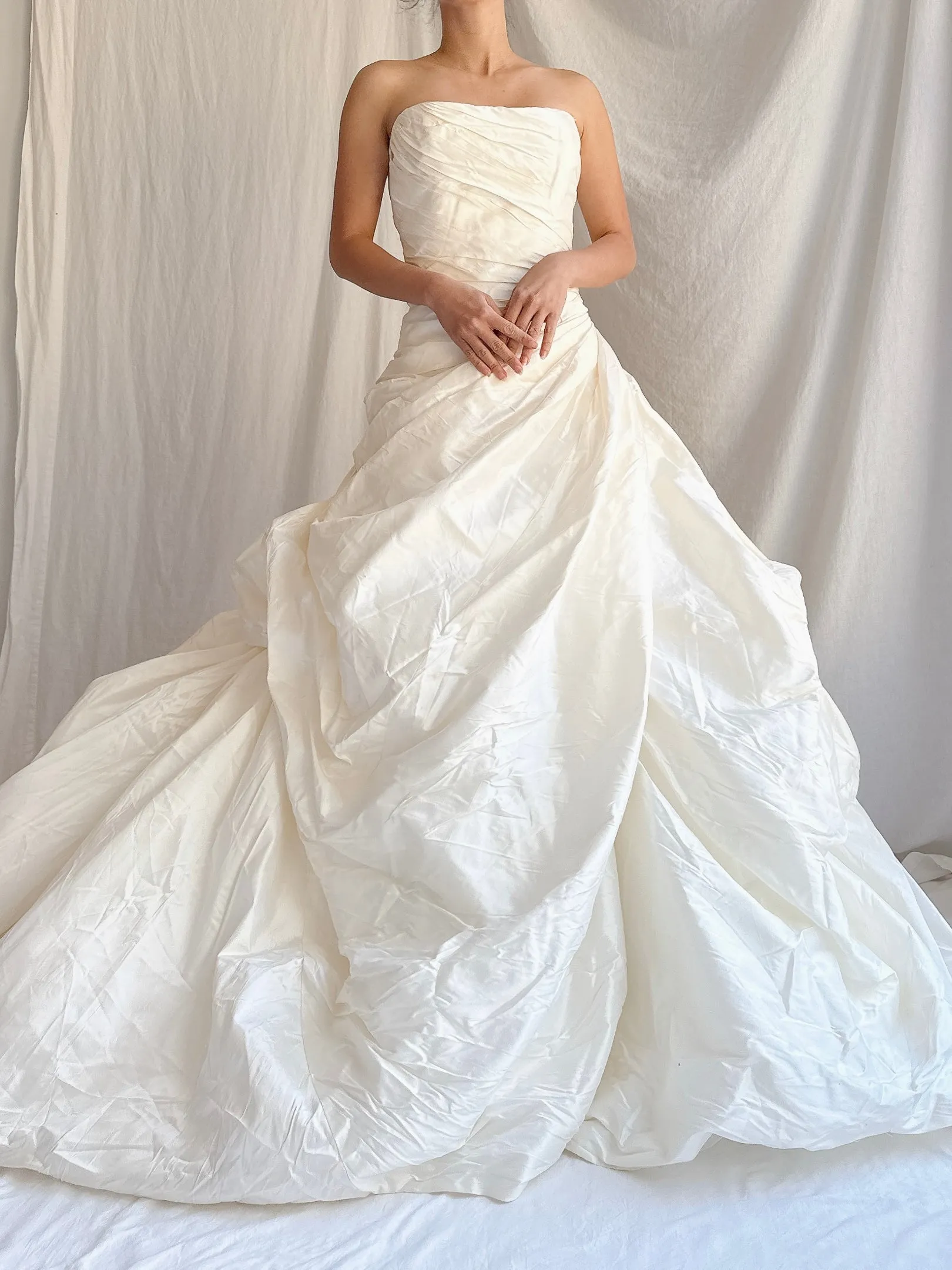 Vintage Enzoani Silk Draped Gown - M/8