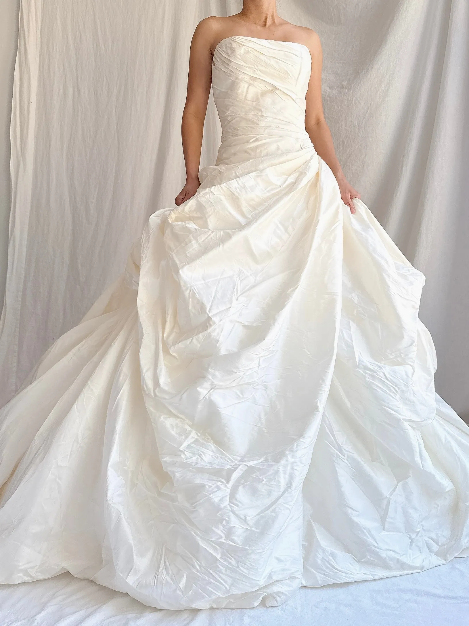 Vintage Enzoani Silk Draped Gown - M/8