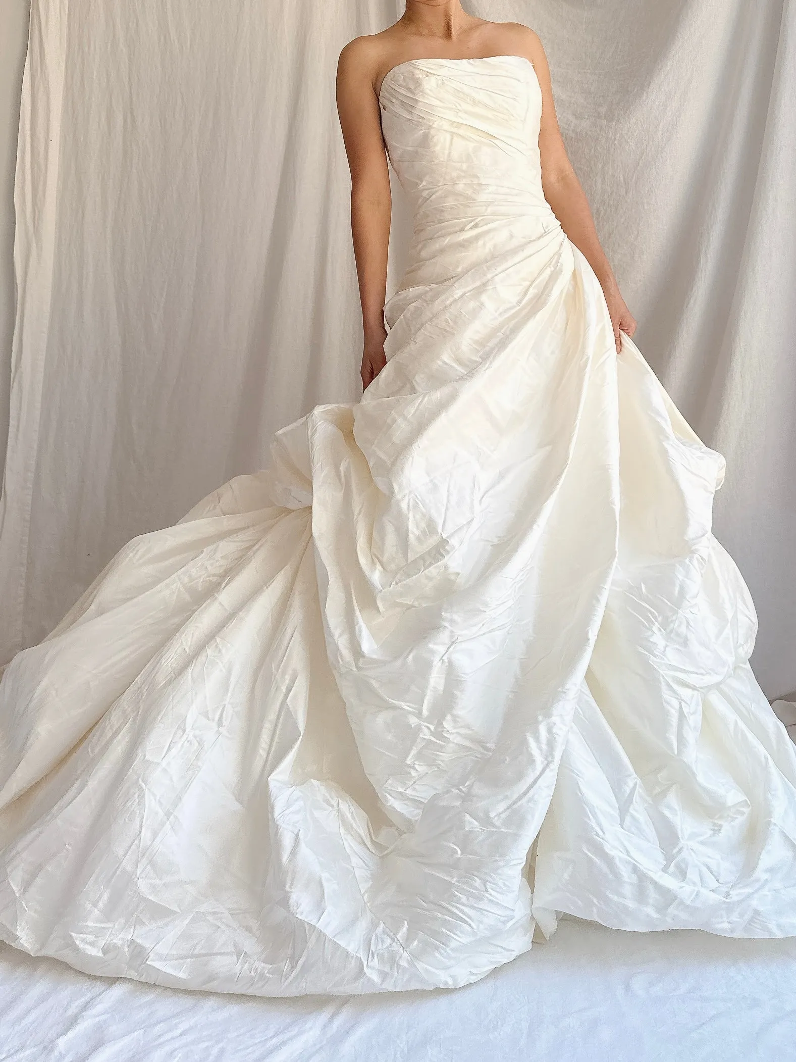 Vintage Enzoani Silk Draped Gown - M/8