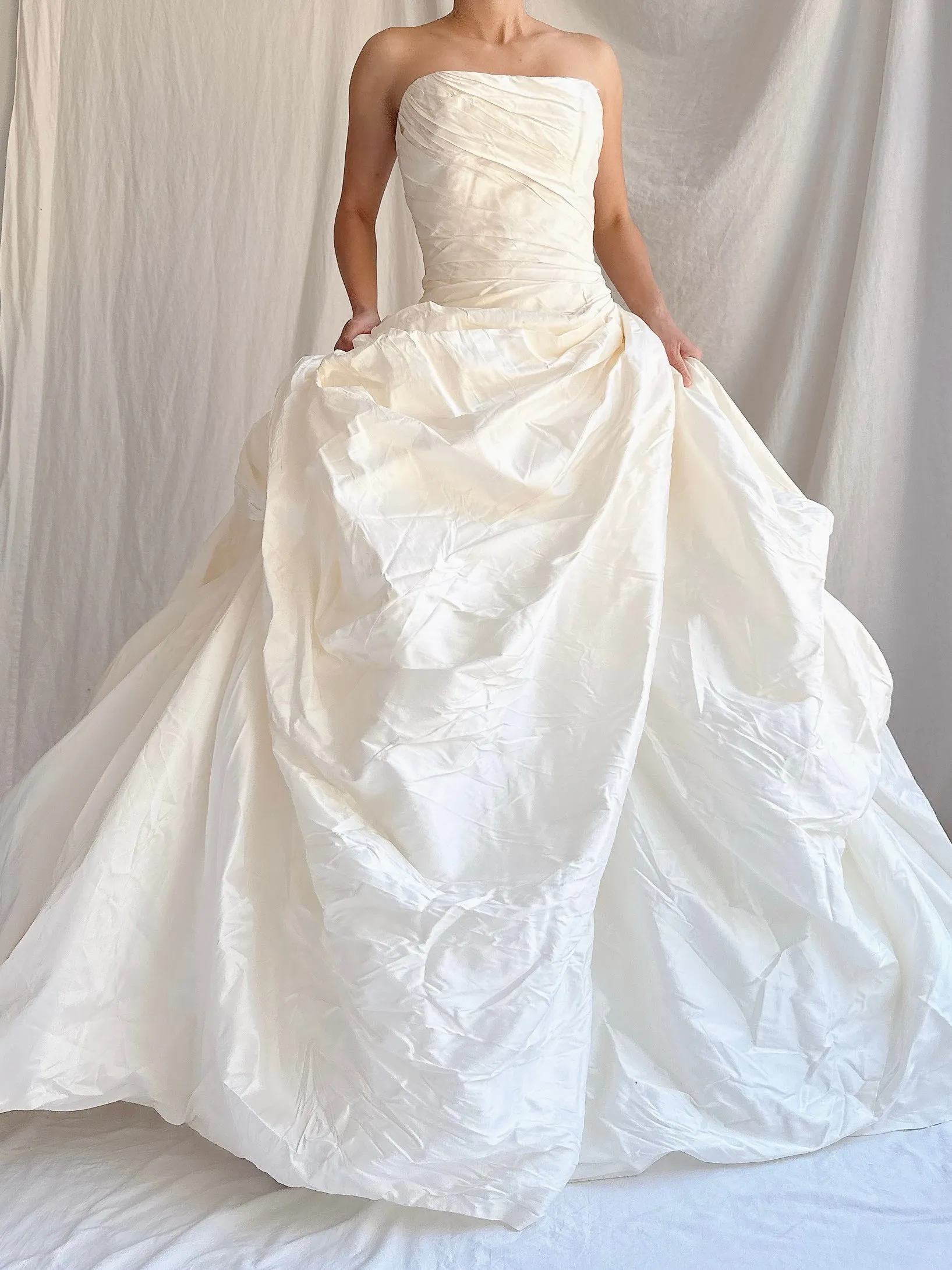Vintage Enzoani Silk Draped Gown - M/8