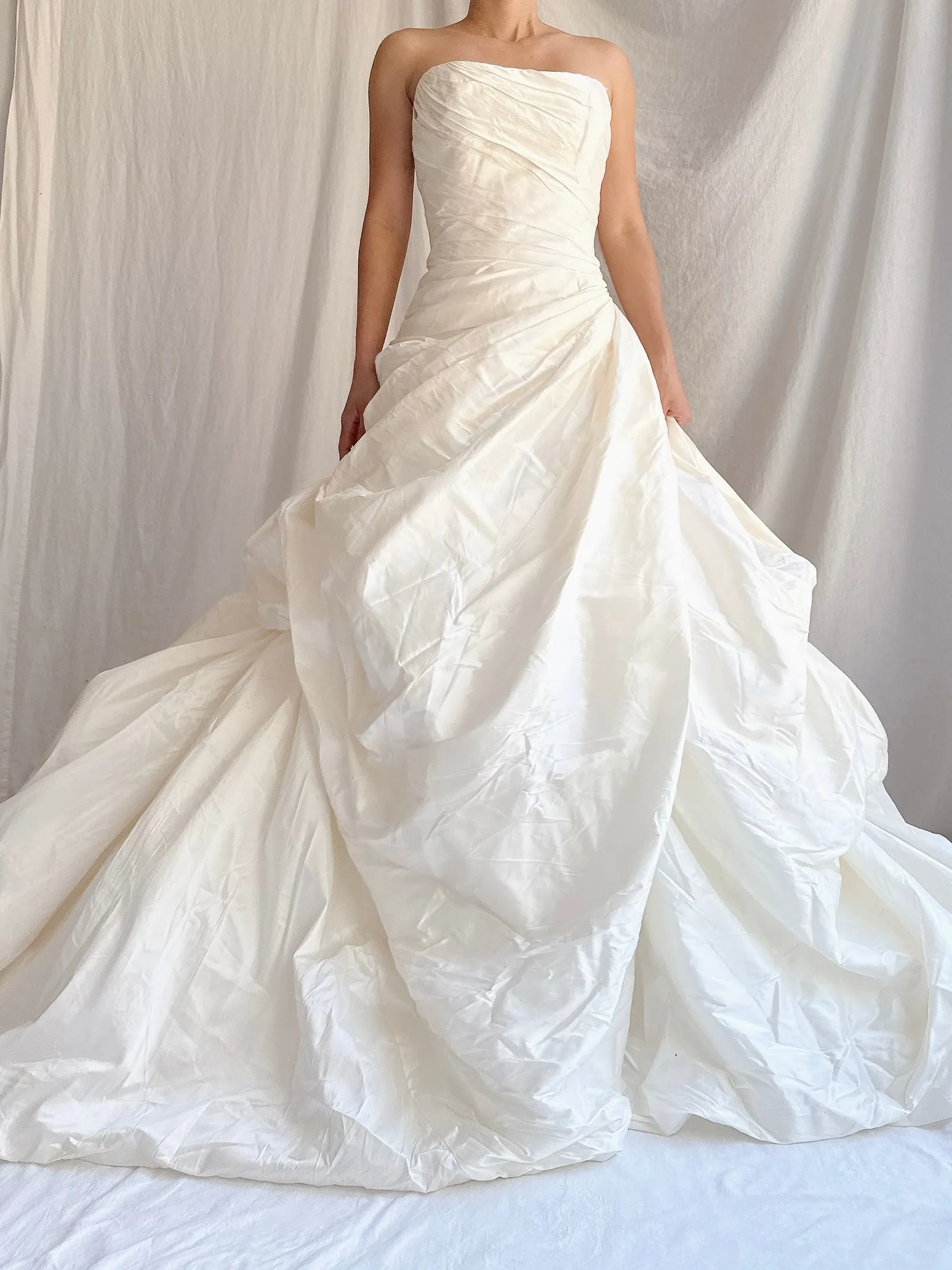 Vintage Enzoani Silk Draped Gown - M/8