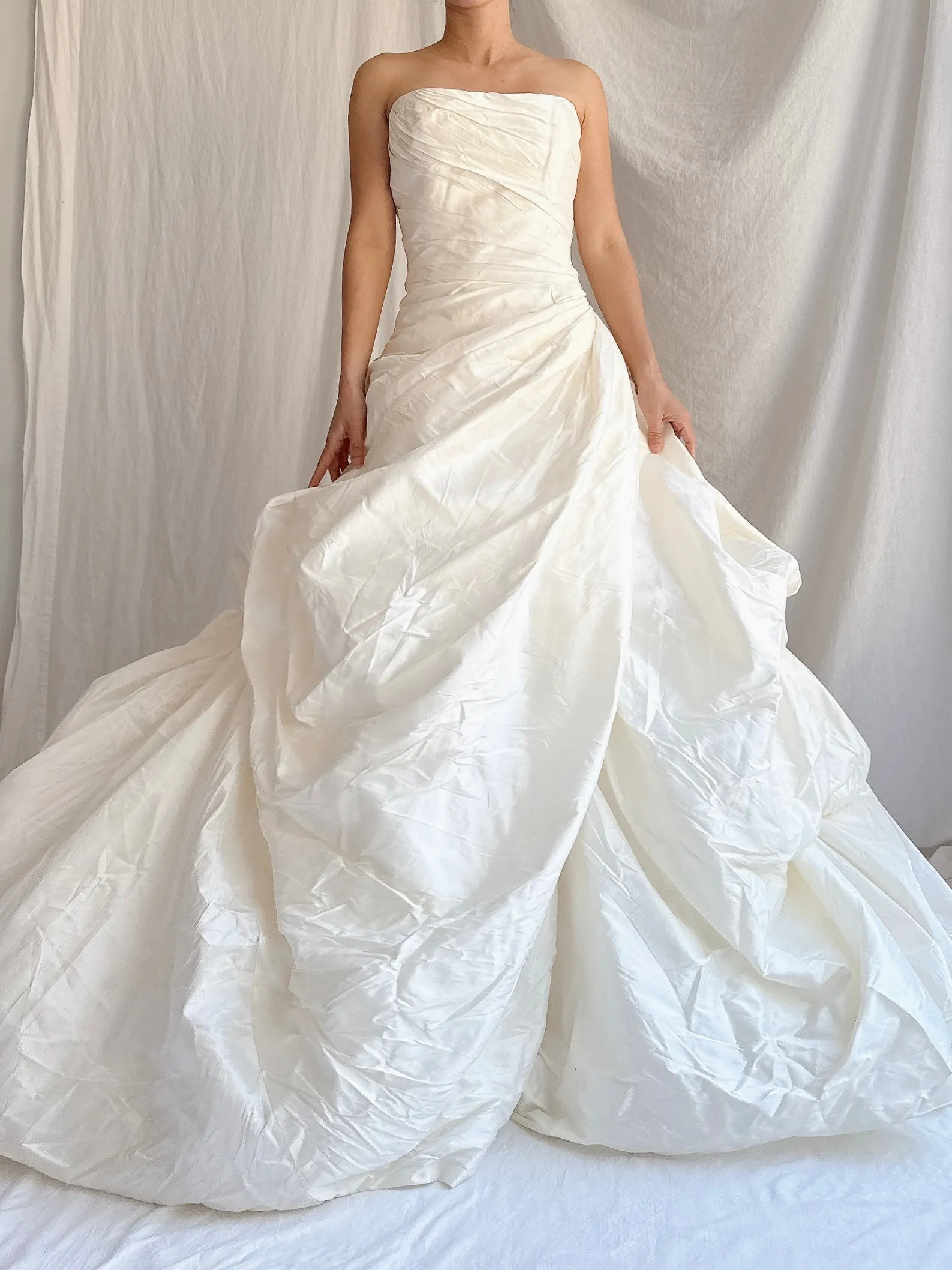 Vintage Enzoani Silk Draped Gown - M/8
