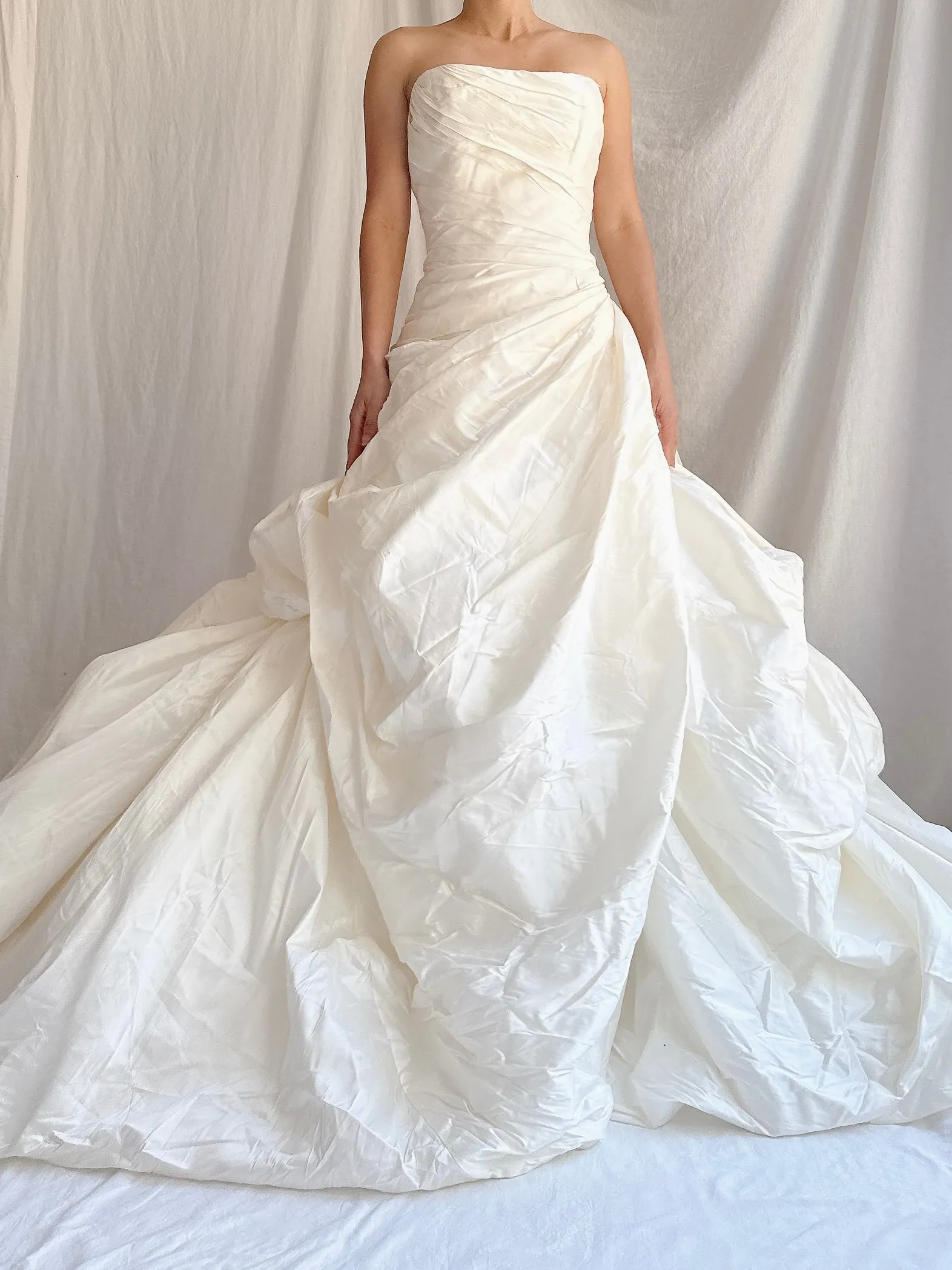 Vintage Enzoani Silk Draped Gown - M/8