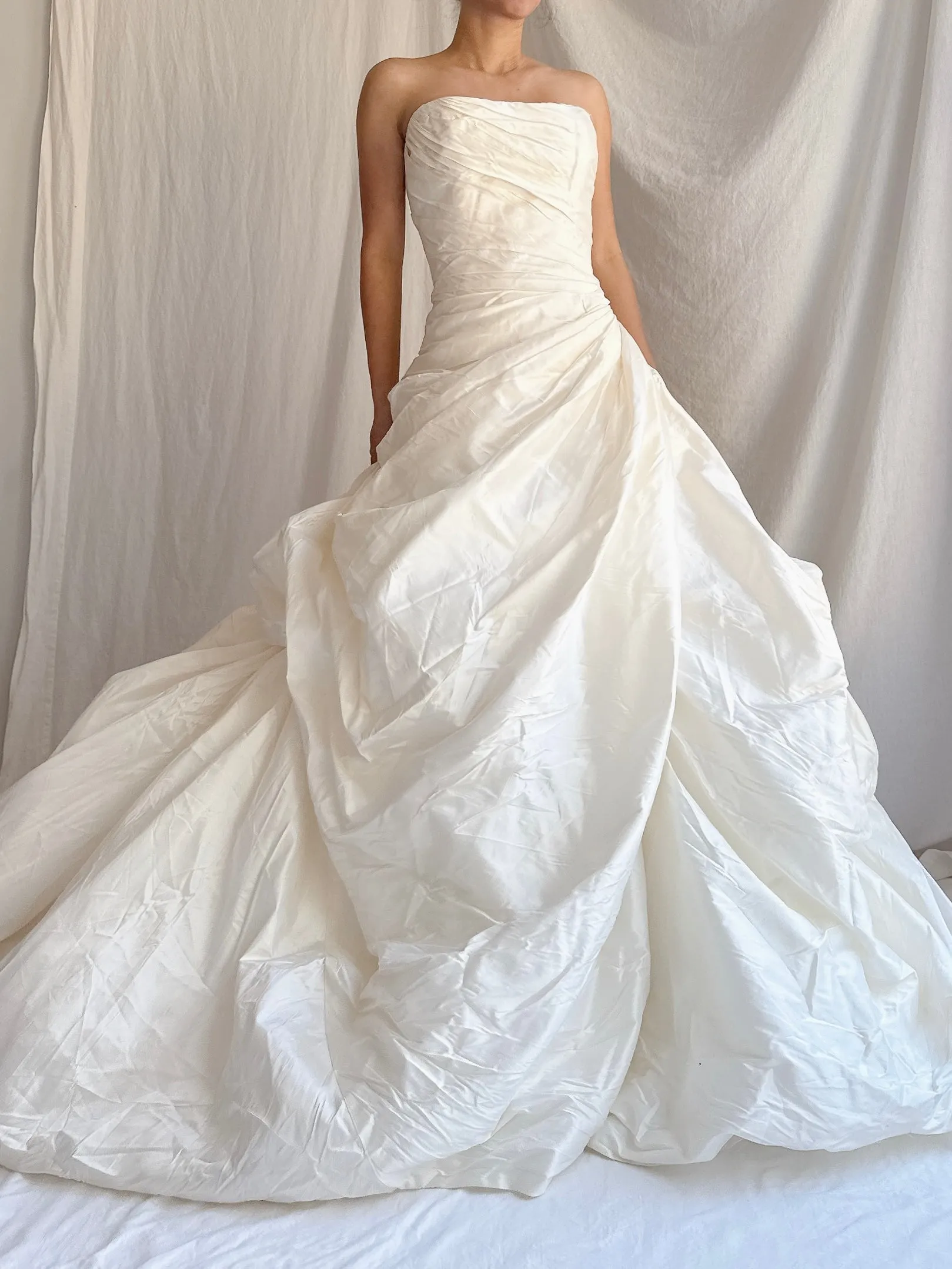 Vintage Enzoani Silk Draped Gown - M/8
