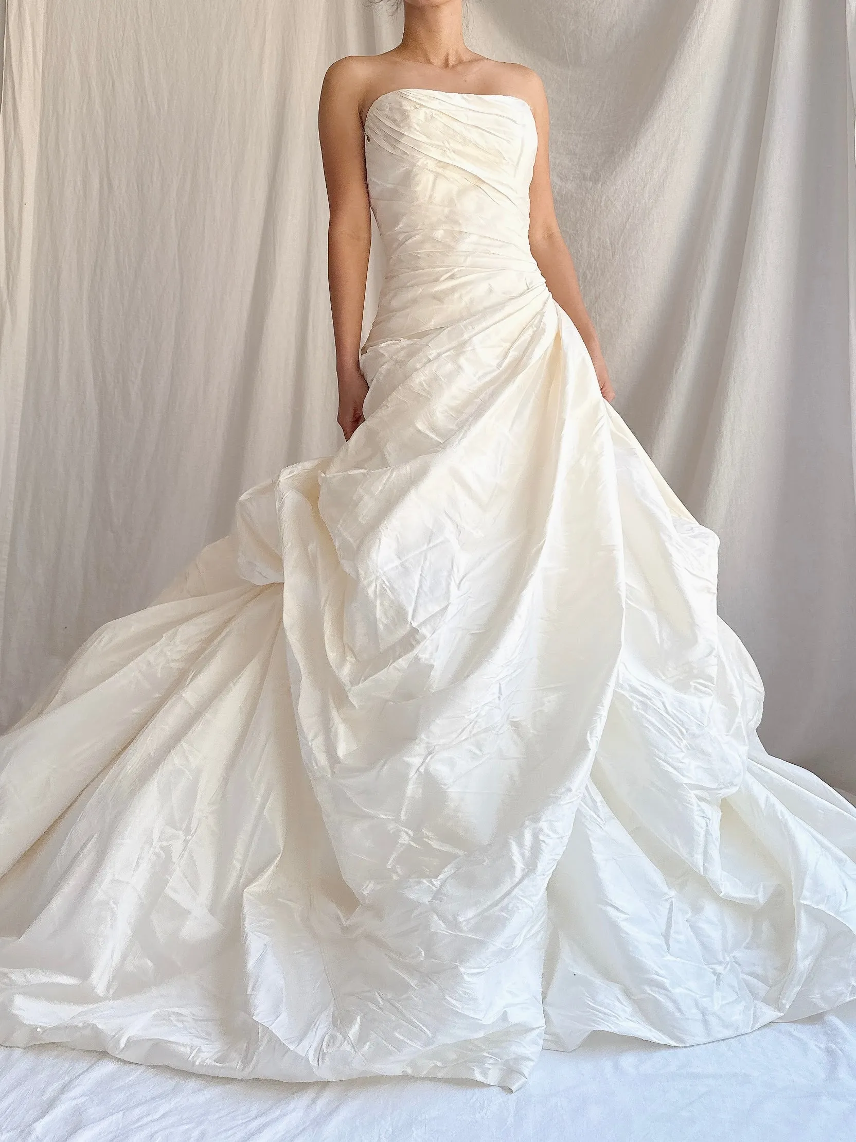 Vintage Enzoani Silk Draped Gown - M/8
