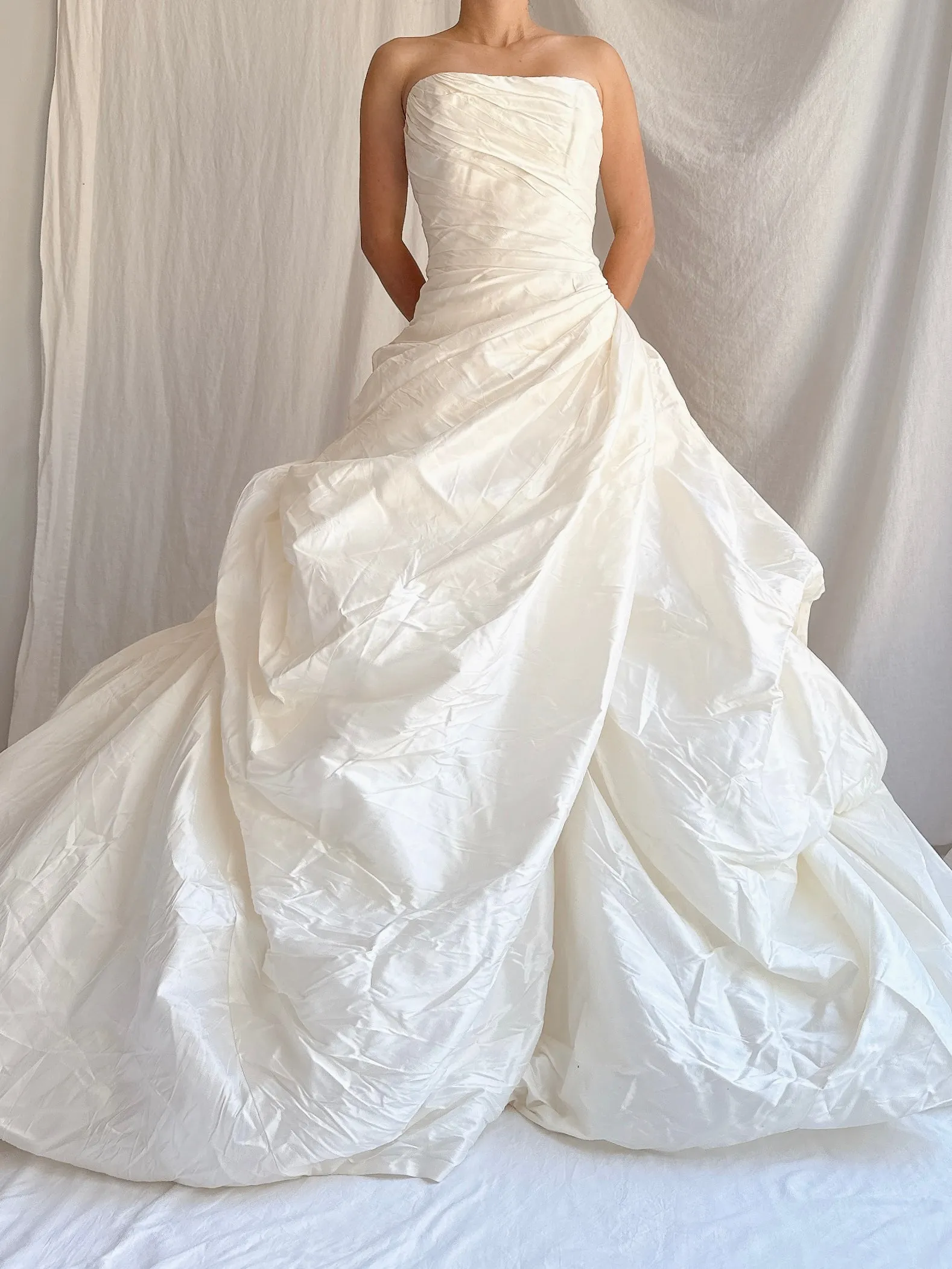 Vintage Enzoani Silk Draped Gown - M/8