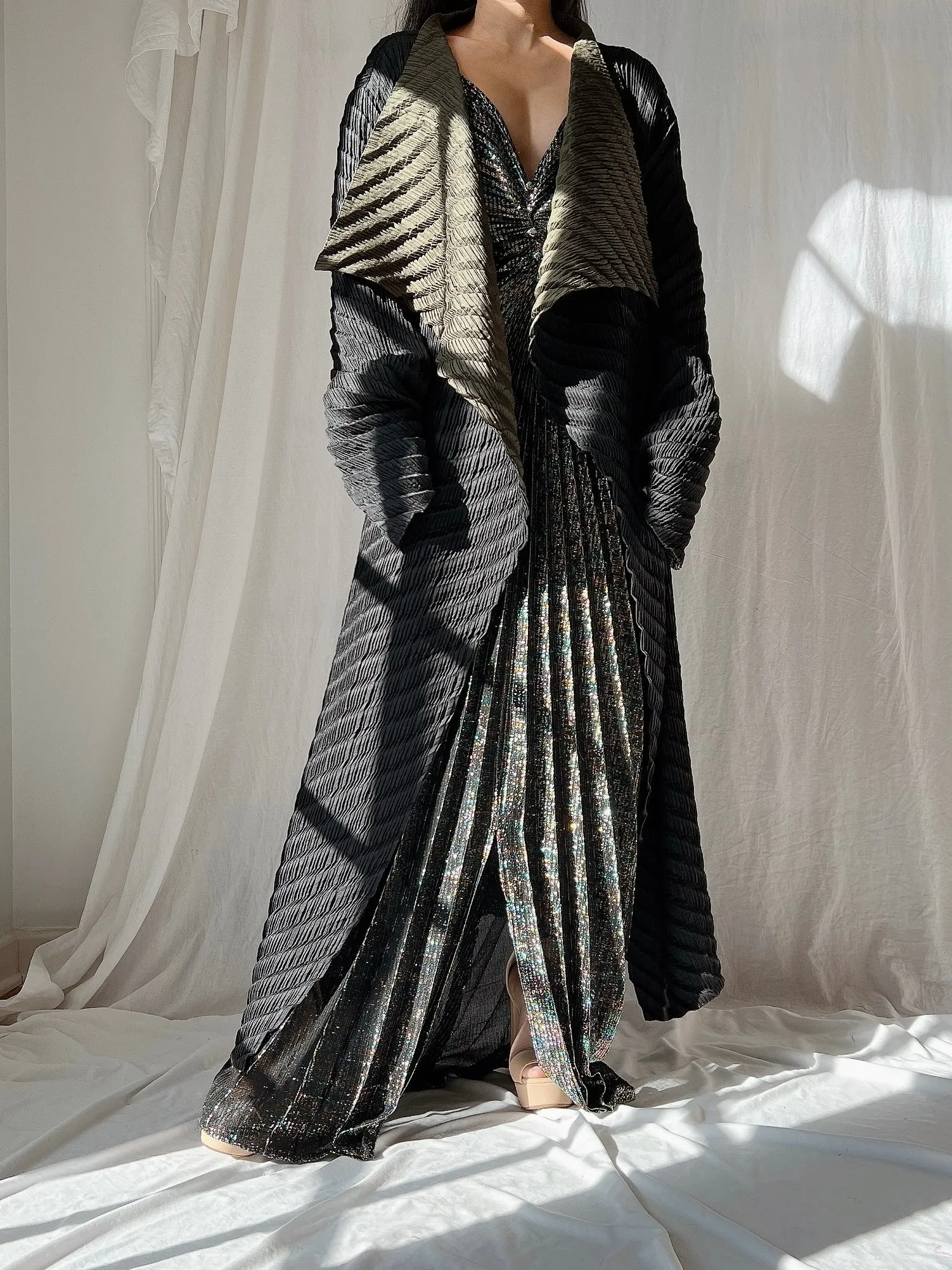 Vintage Mashiah Pleated Duster - OSFM