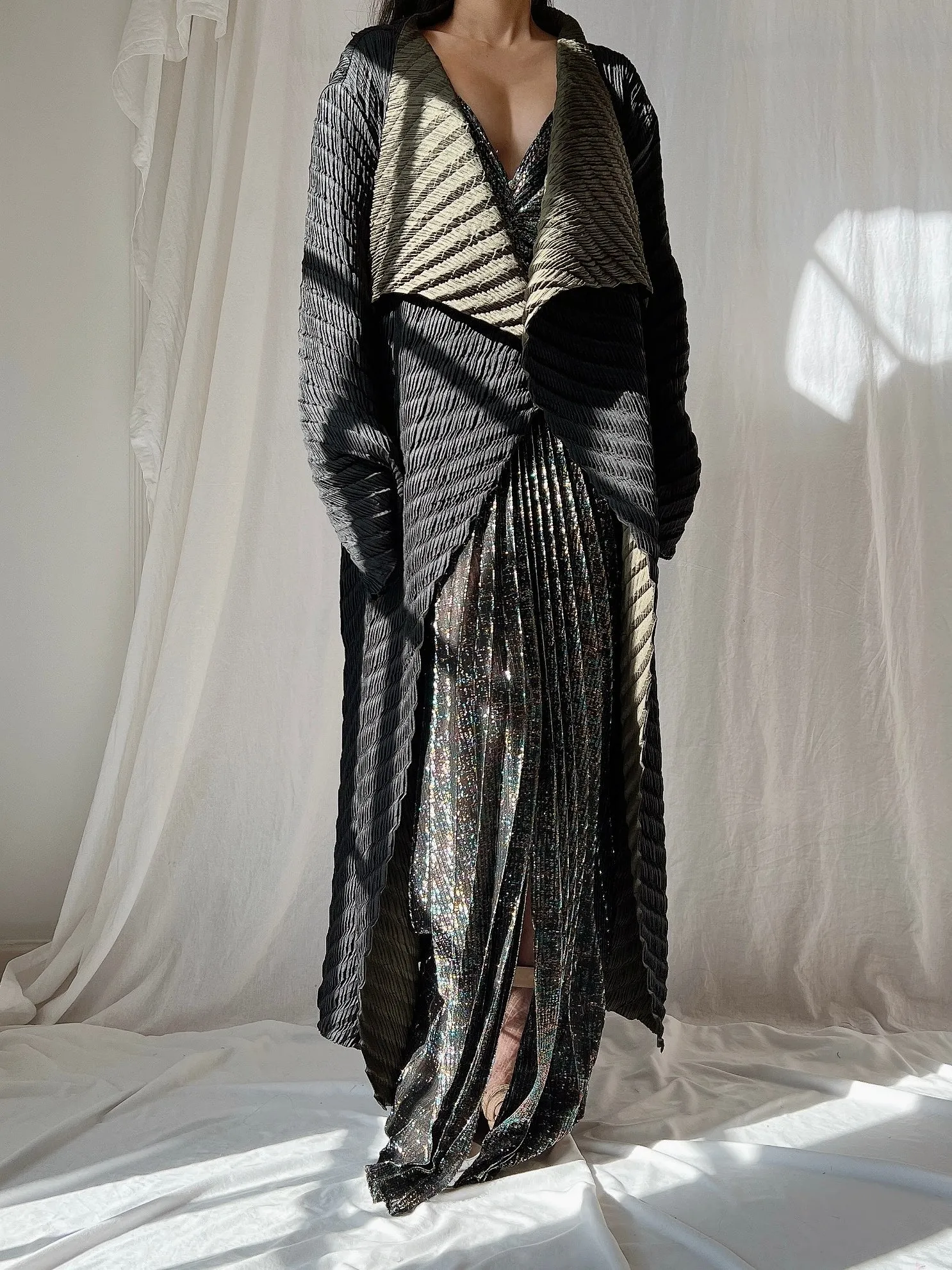Vintage Mashiah Pleated Duster - OSFM