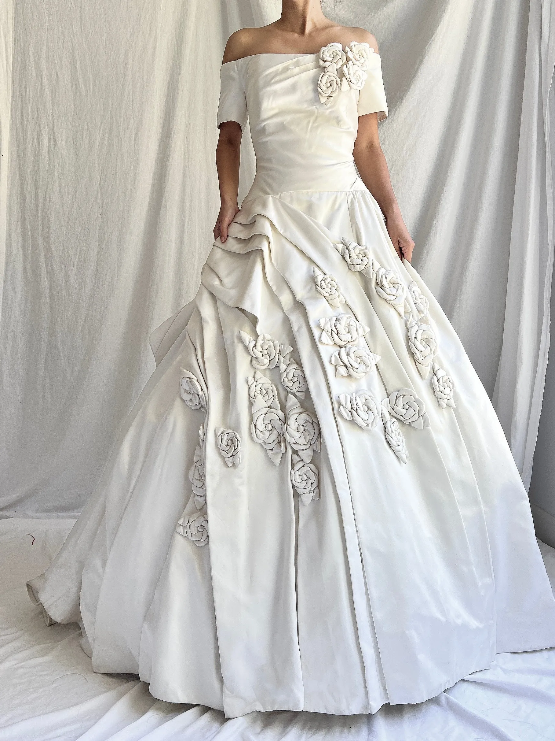 Vintage Scaasi Silk Gown - M/8