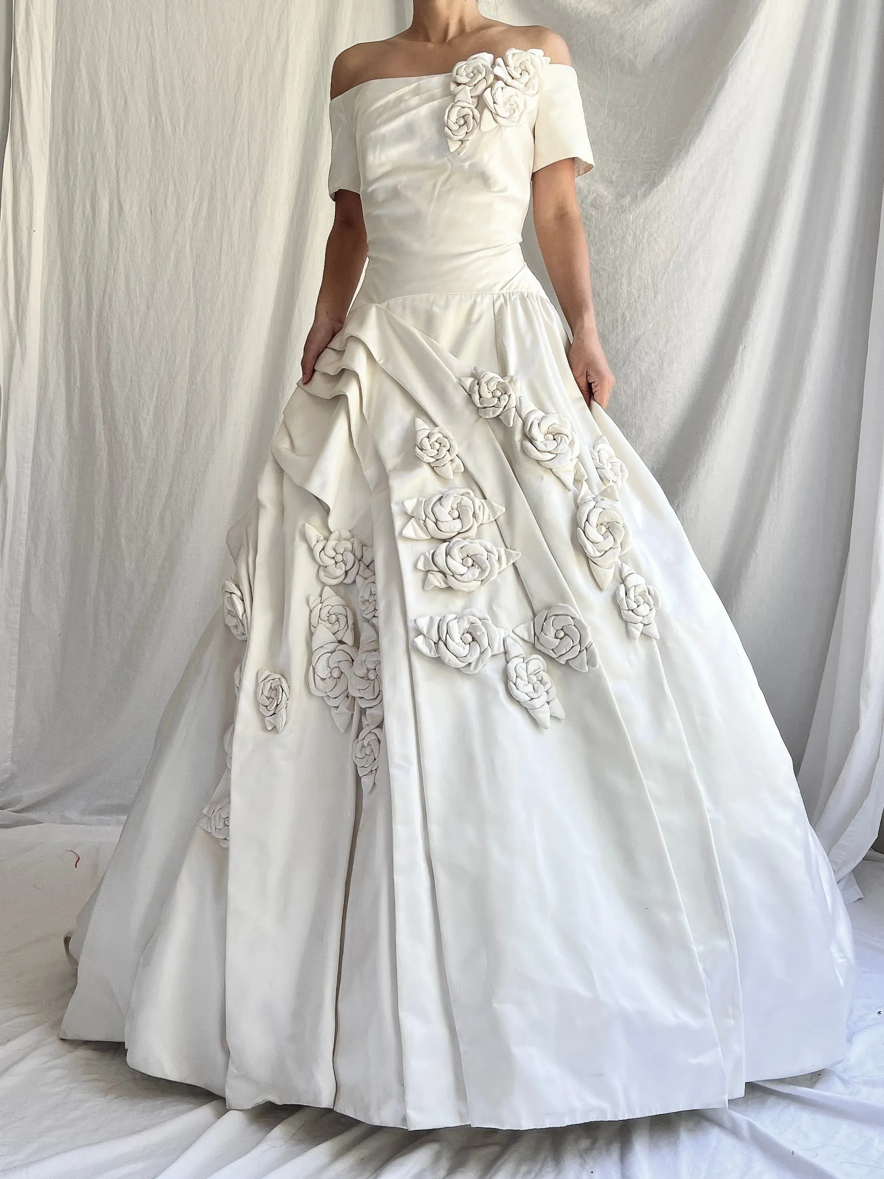 Vintage Scaasi Silk Gown - M/8