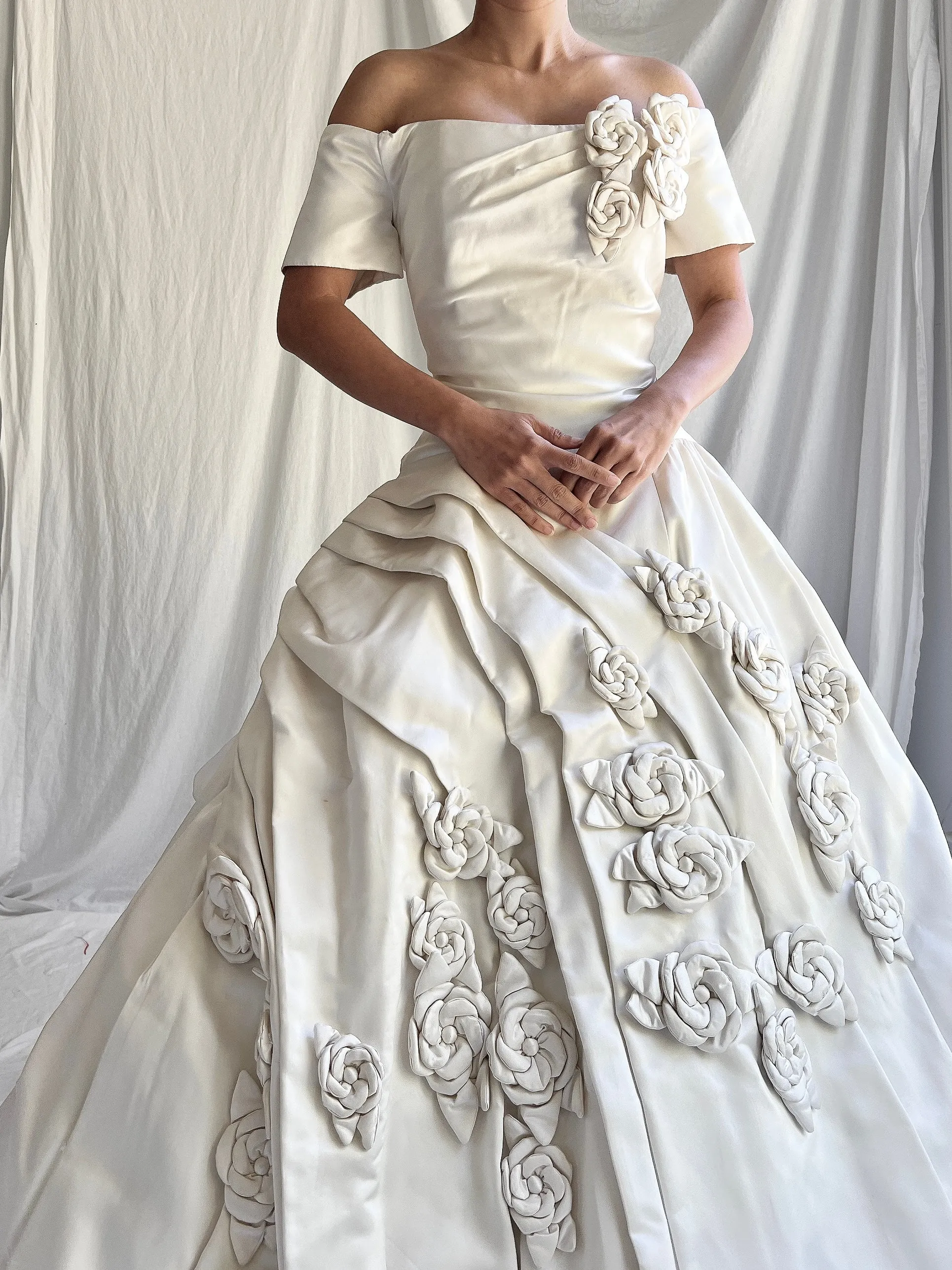 Vintage Scaasi Silk Gown - M/8