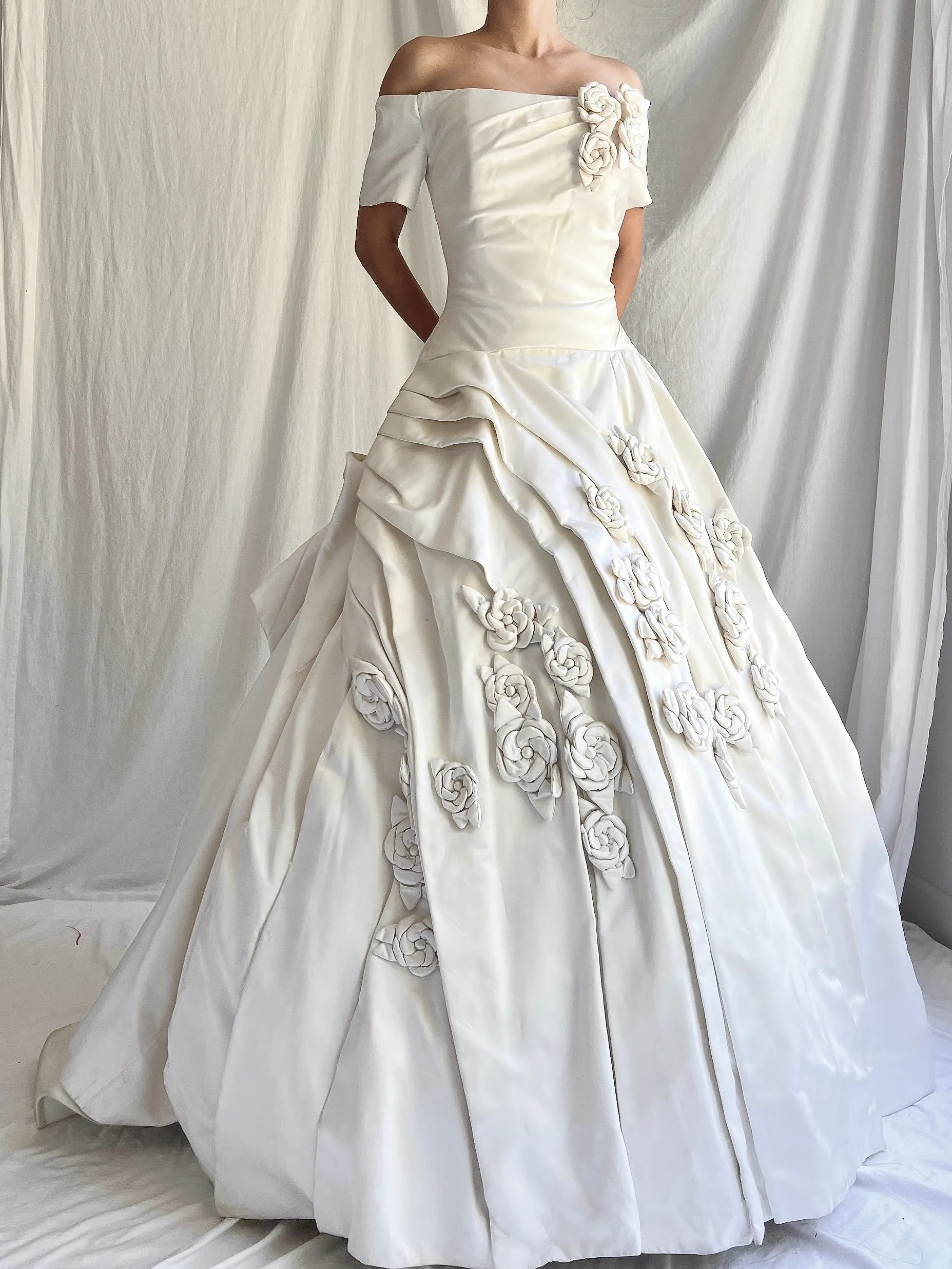 Vintage Scaasi Silk Gown - M/8