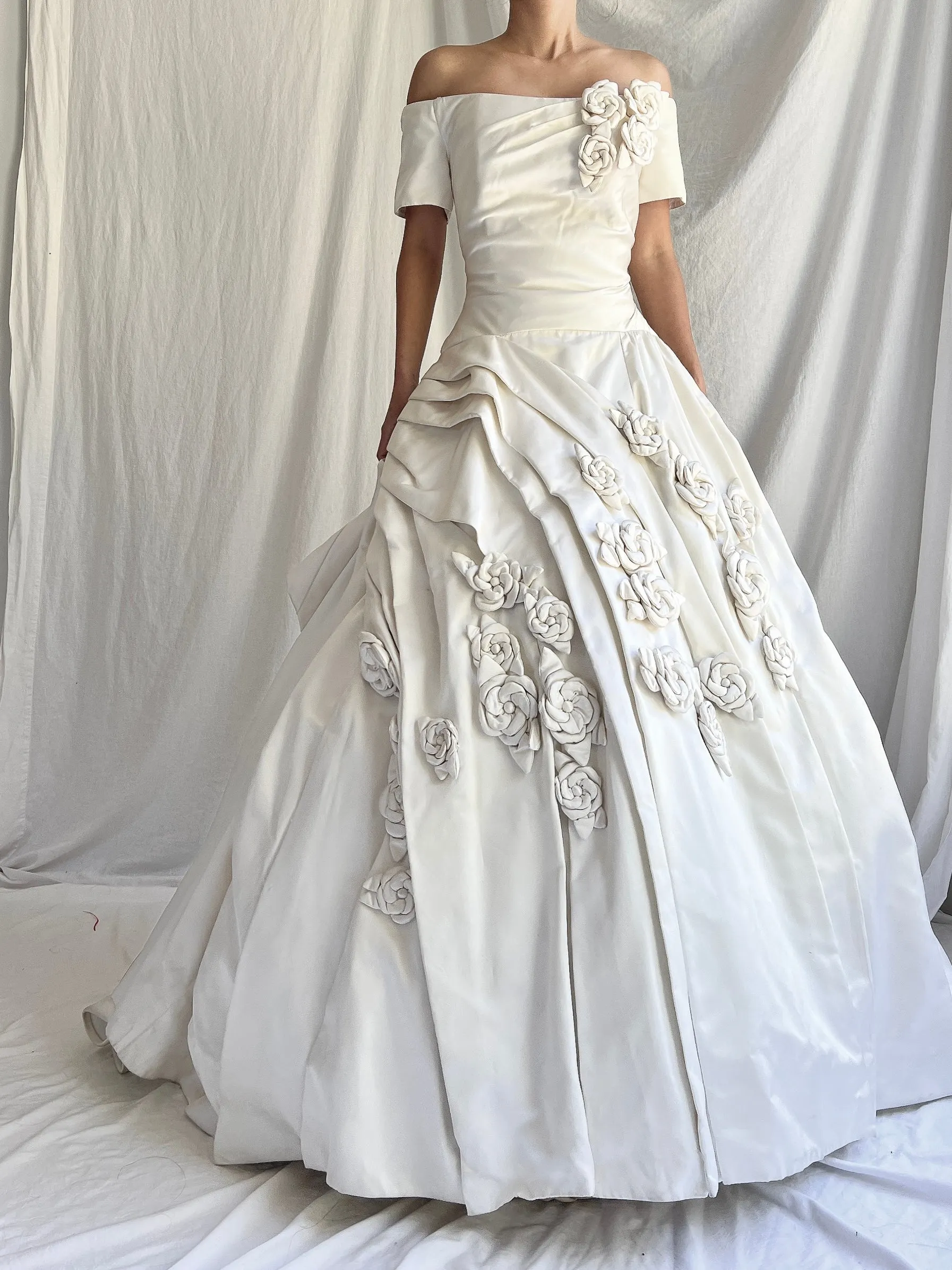 Vintage Scaasi Silk Gown - M/8
