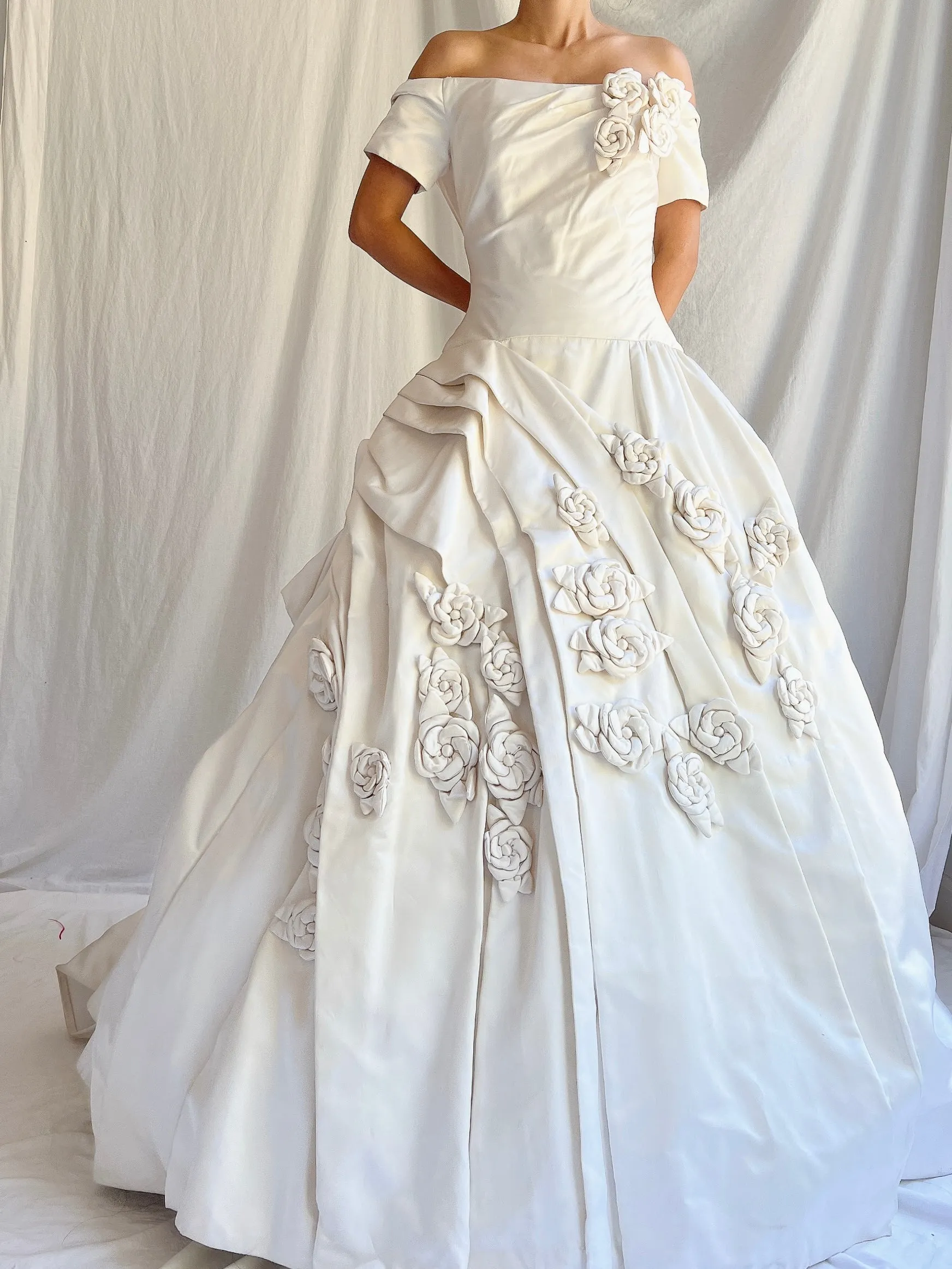 Vintage Scaasi Silk Gown - M/8