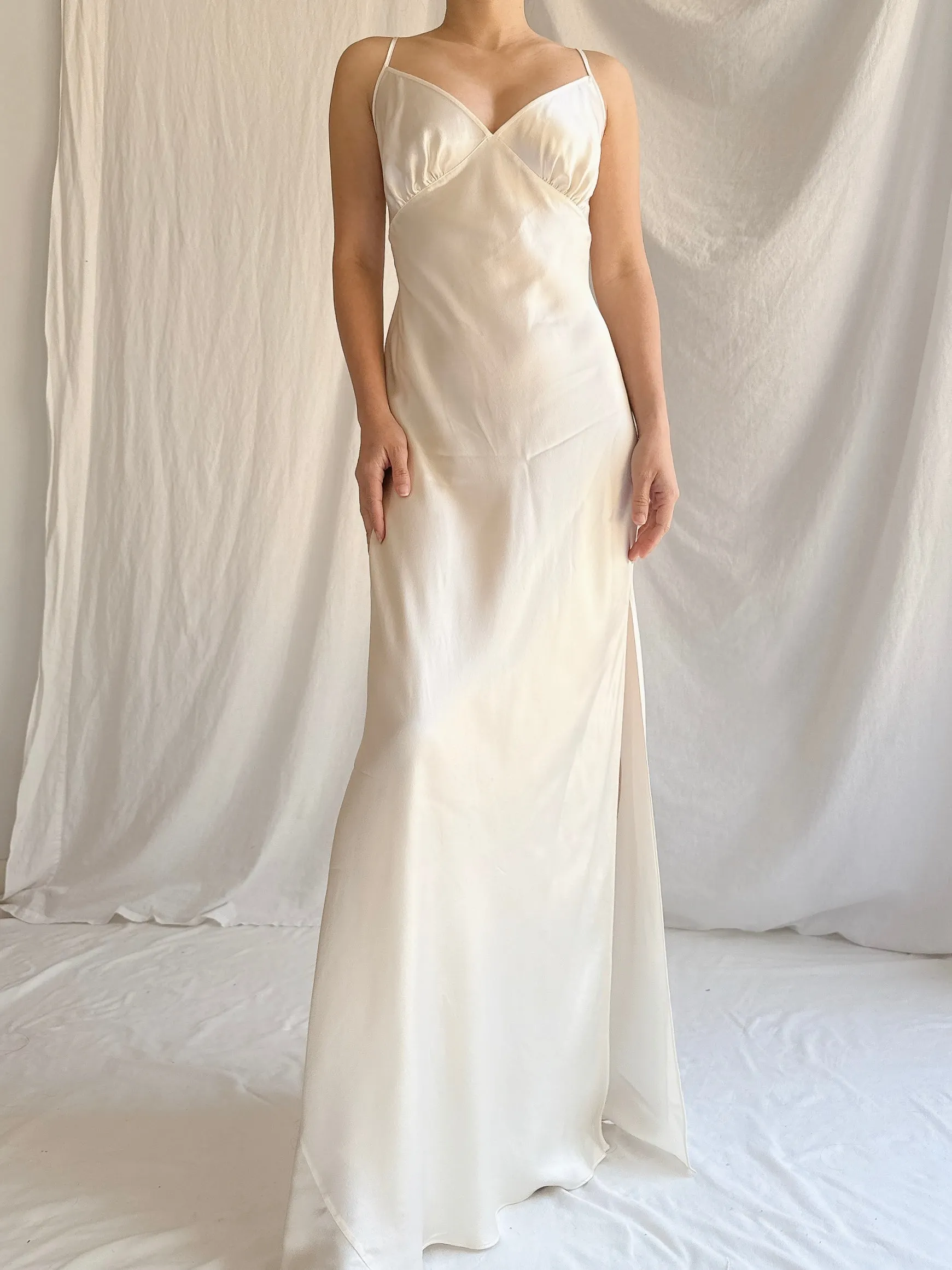 Vintage VS Silk Slip - M