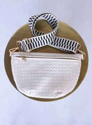 Westlyn Woven Bum Bag - Cream