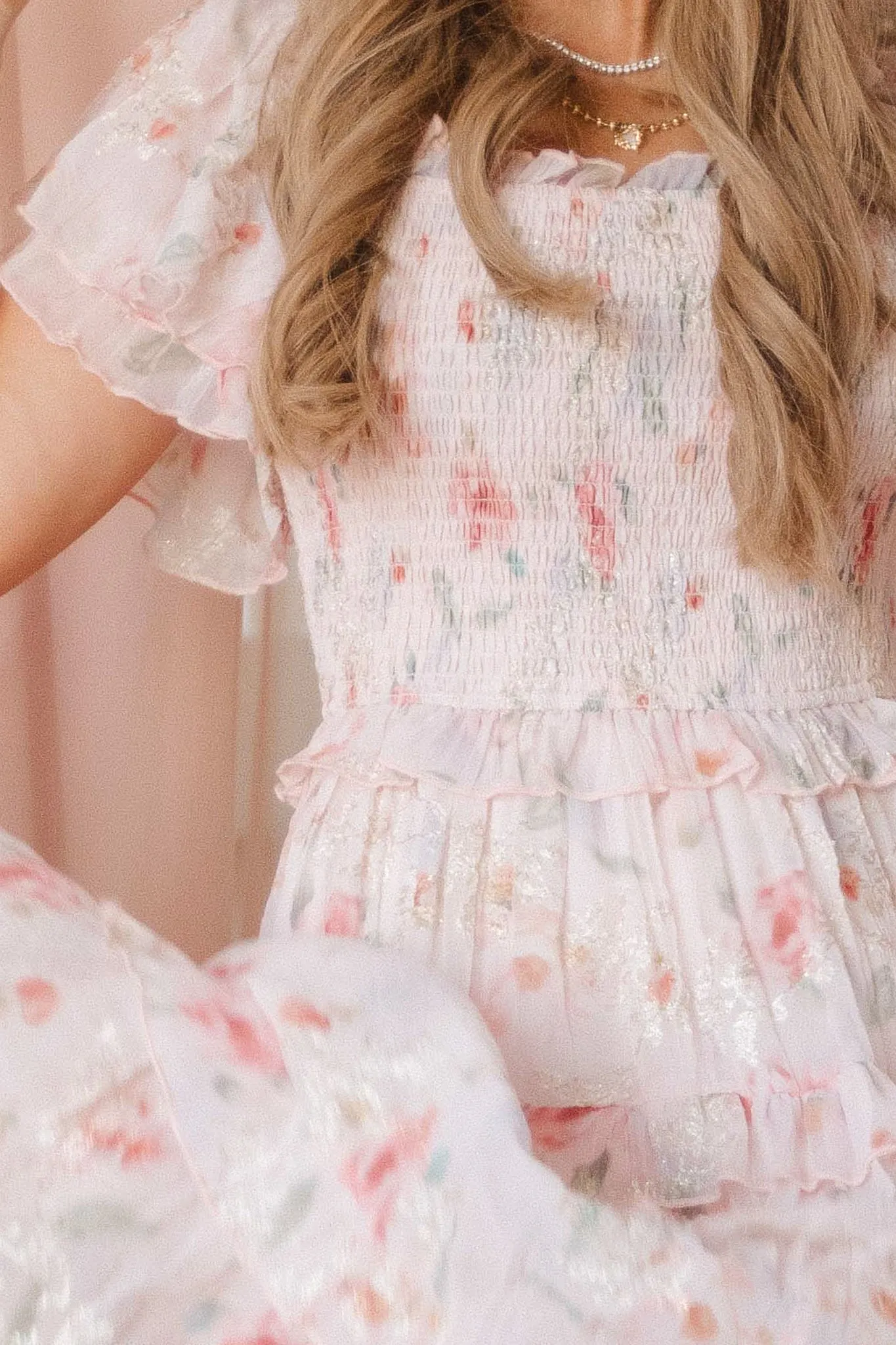 Winnie Dress in Pink Floral - FINAL SALE