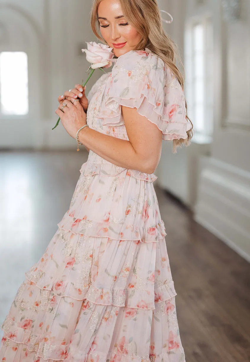 Winnie Dress in Pink Floral - FINAL SALE