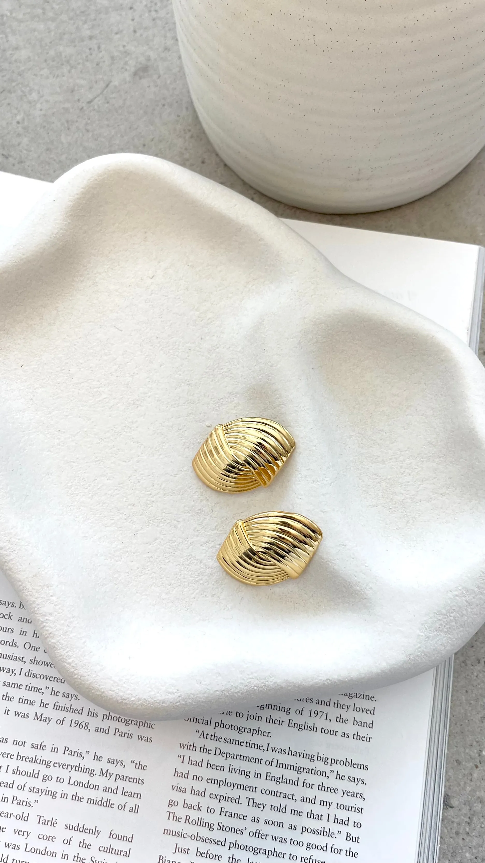 Winona Earrings - Gold