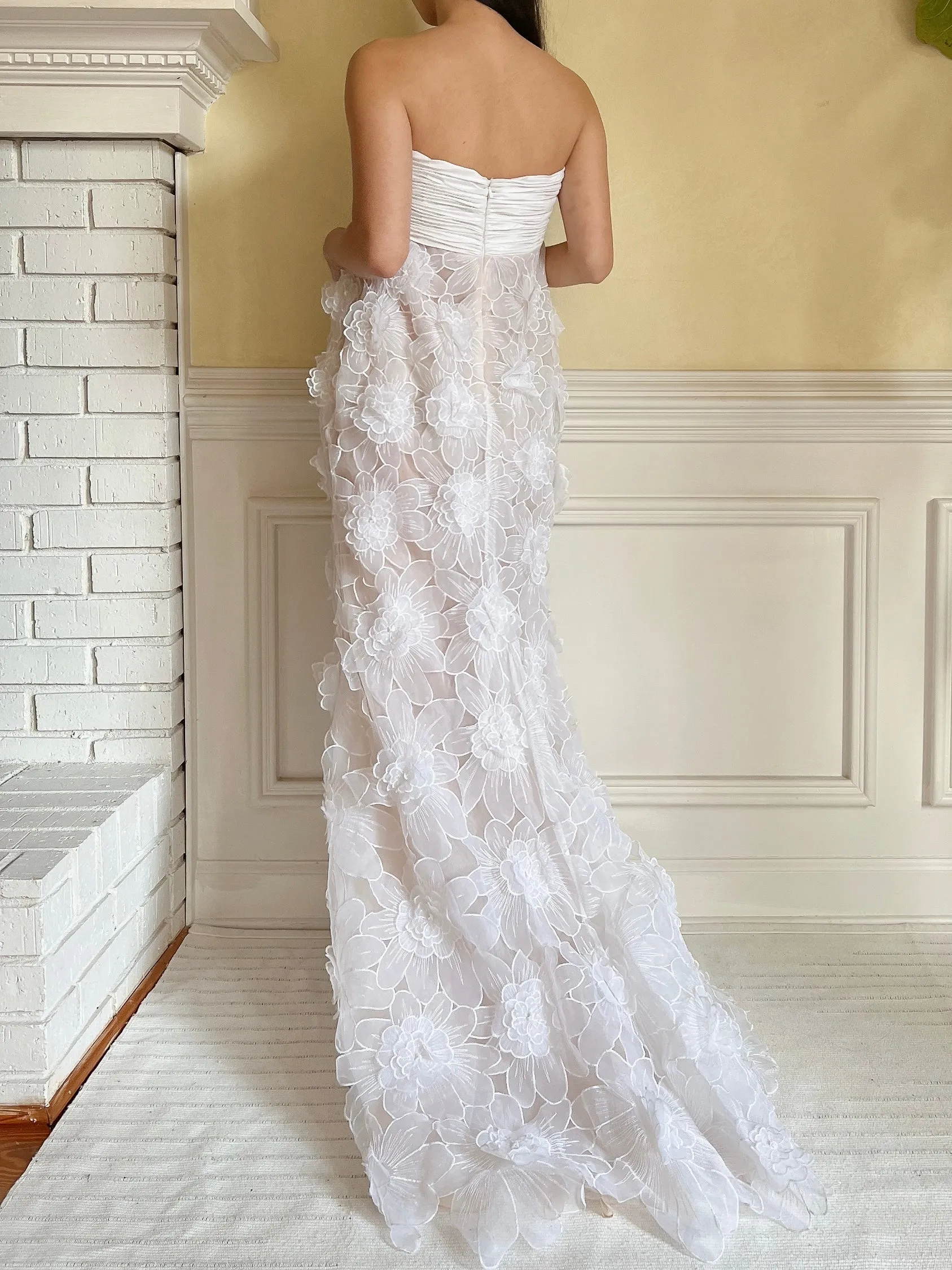 Y2K Organza Cutout Dress - XS/S