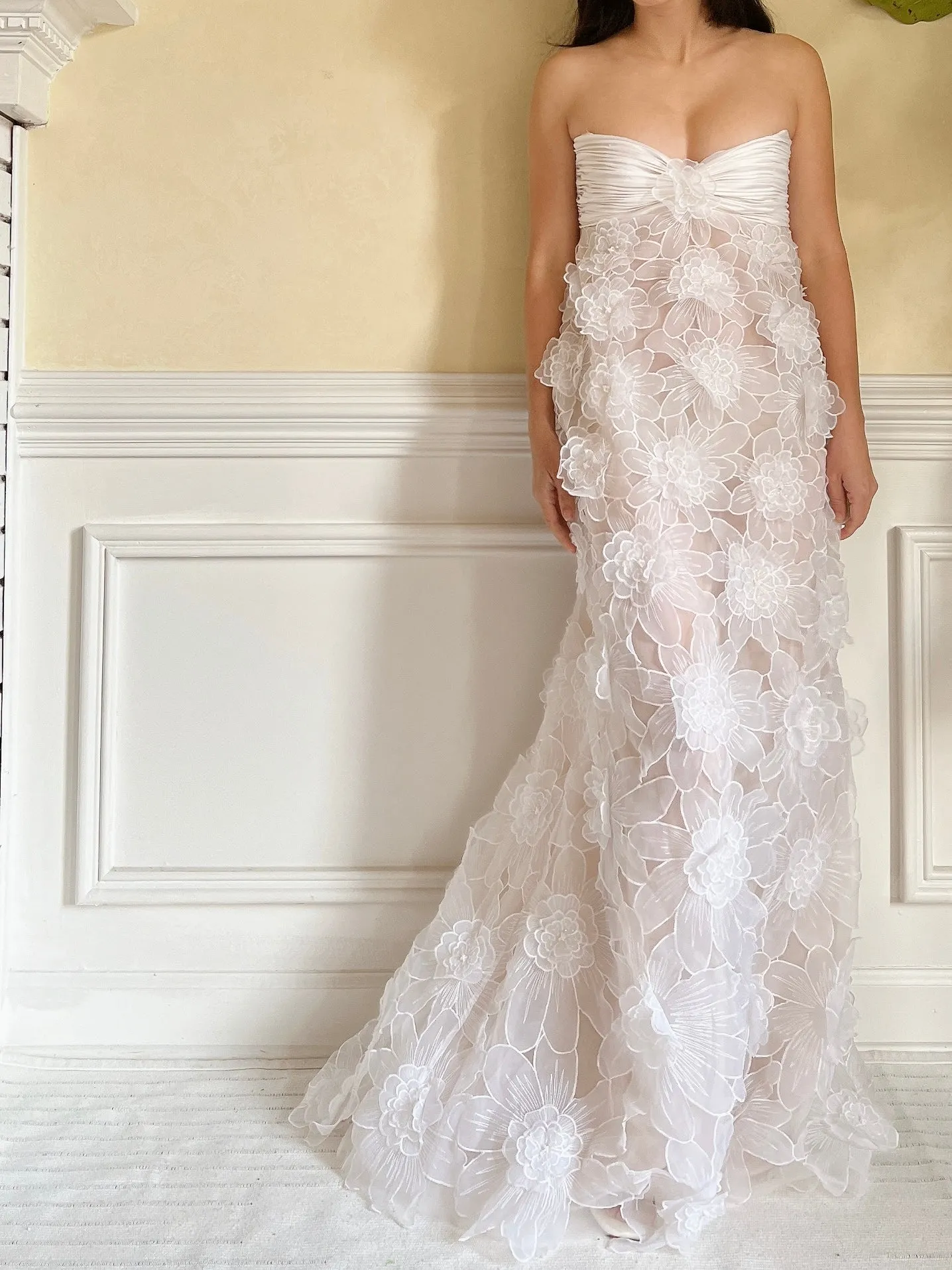 Y2K Organza Cutout Dress - XS/S