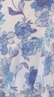 Zara Mini Dress - Blue Floral