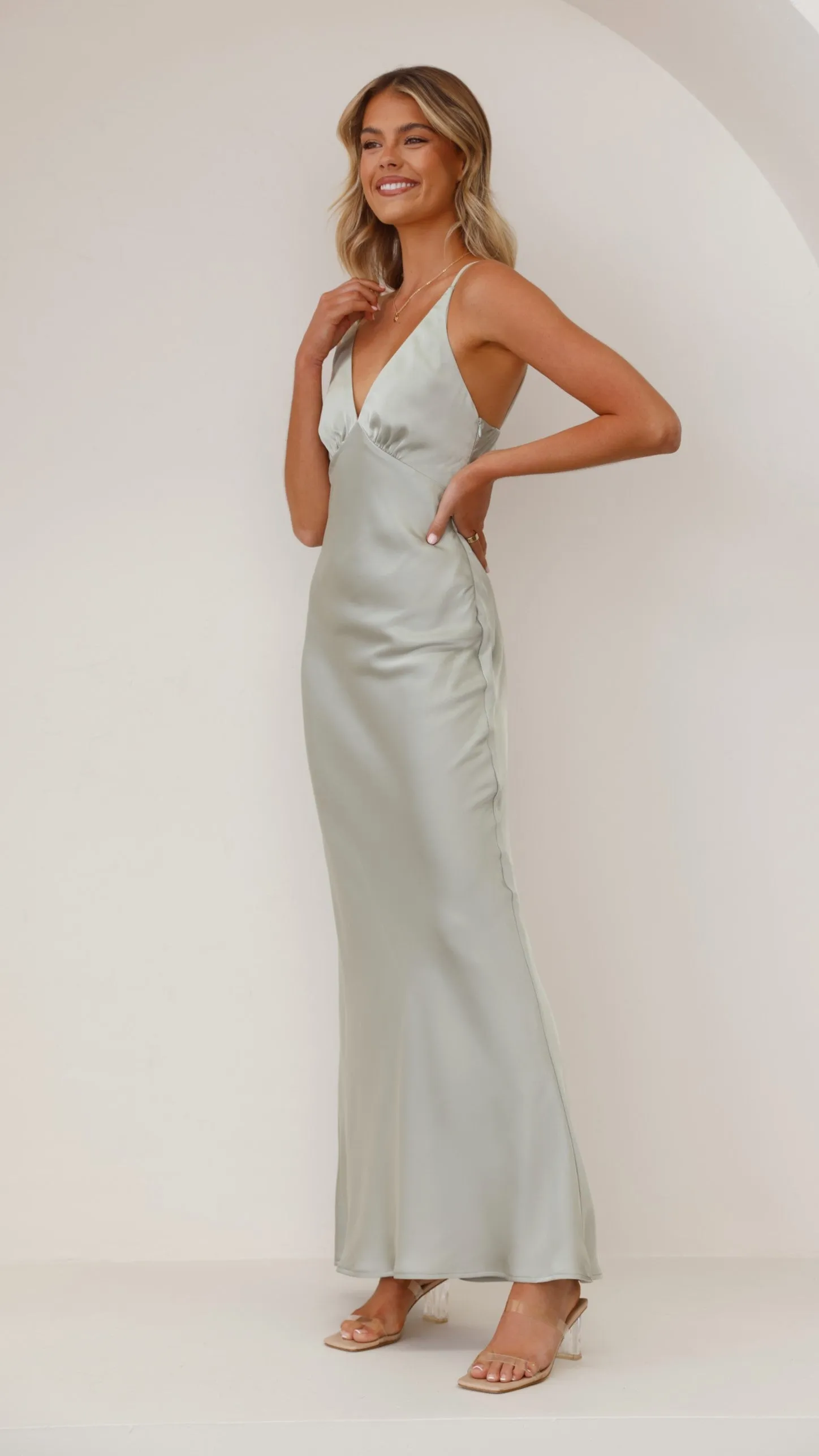 Ziah Maxi Dress - Olive