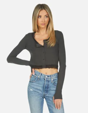 Zuko Button Down Crop Top